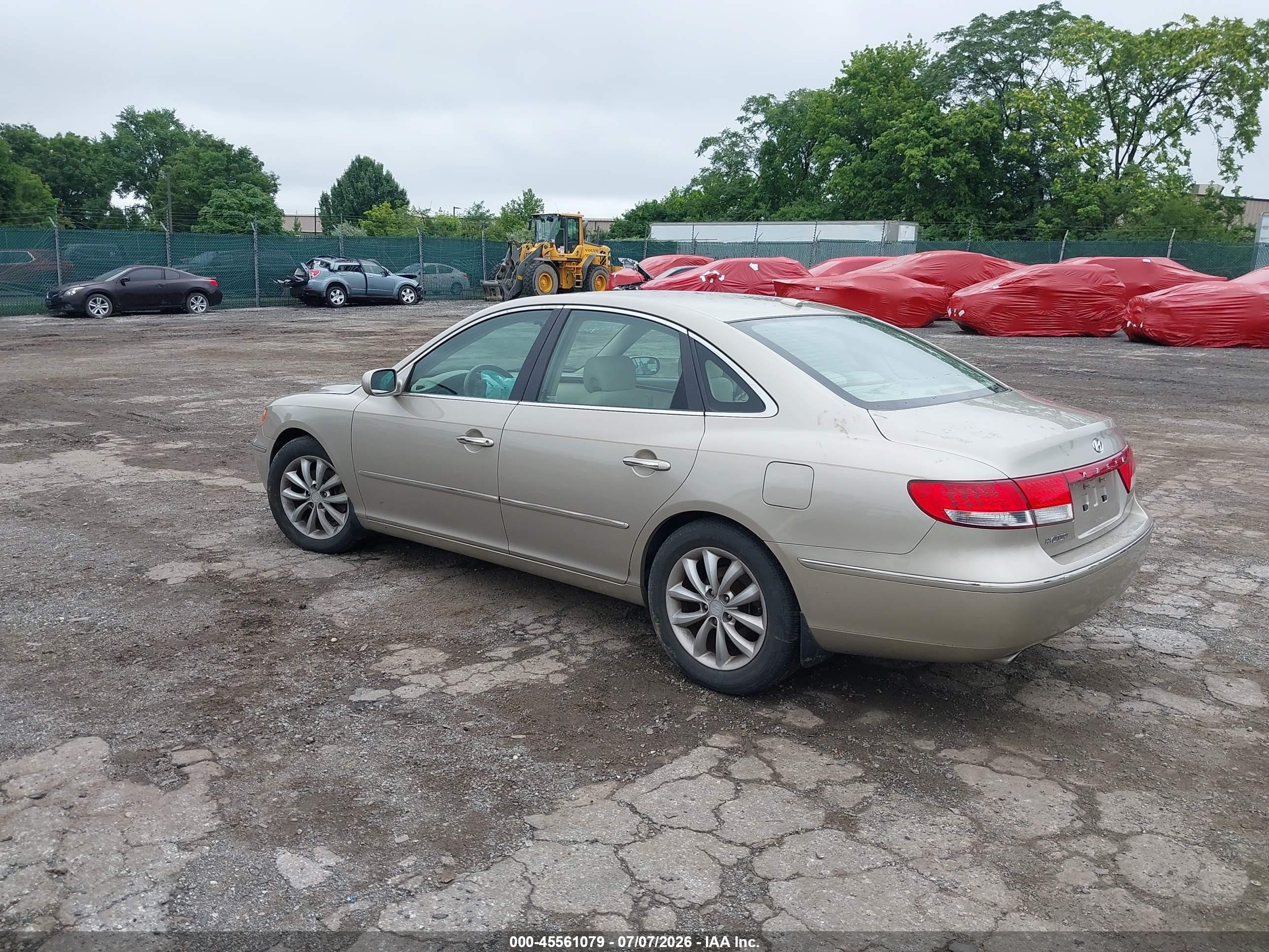 2008 Hyundai Azera Gls Серебряный vin: KMHFC46D58A320595