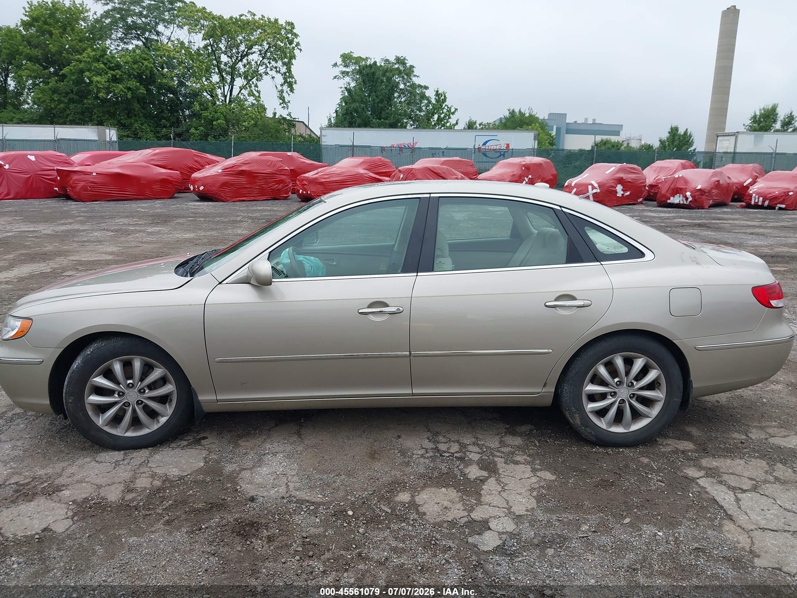 2008 Hyundai Azera Gls Серебряный vin: KMHFC46D58A320595