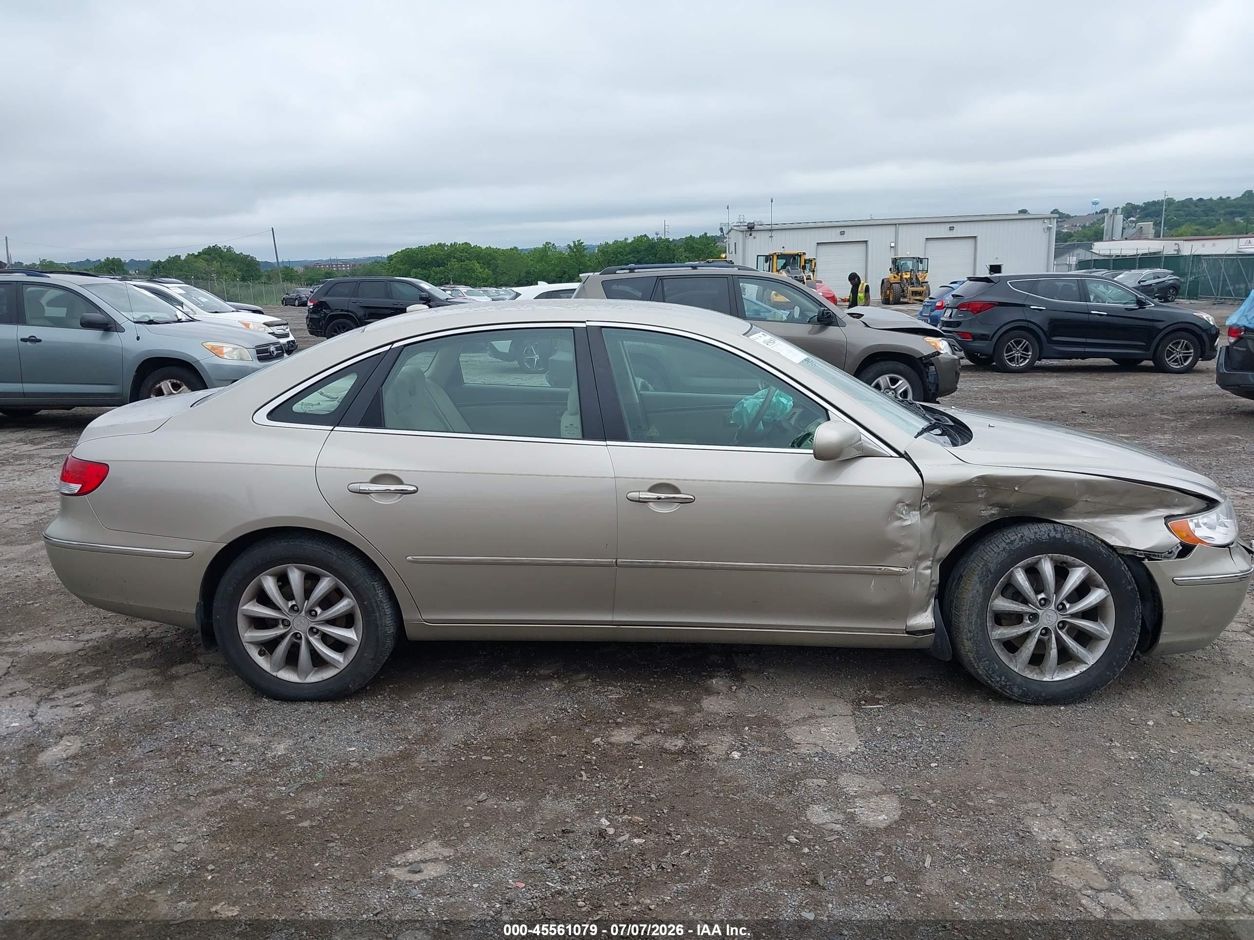 2008 Hyundai Azera Gls Серебряный vin: KMHFC46D58A320595