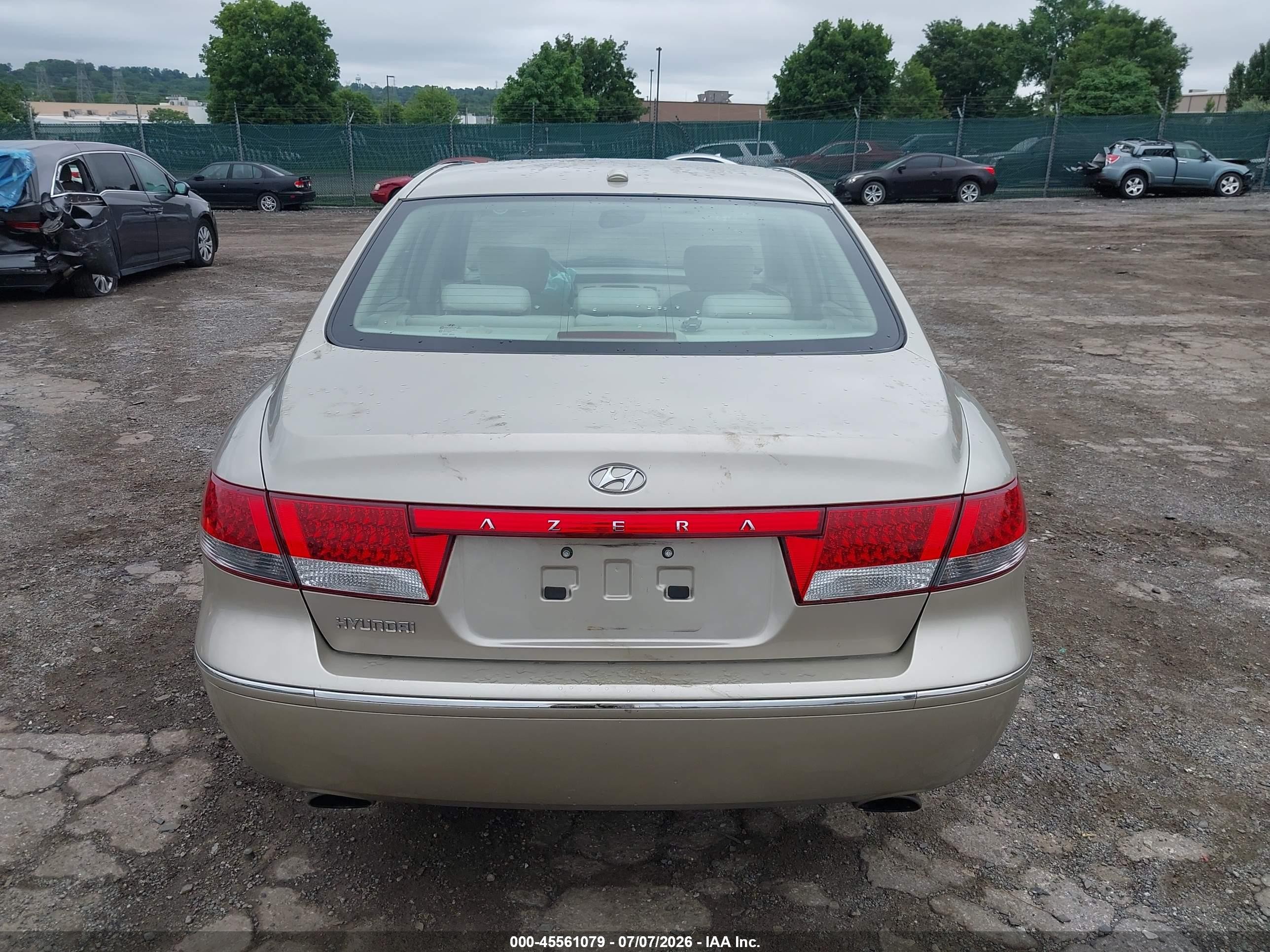 2008 Hyundai Azera Gls Серебряный vin: KMHFC46D58A320595