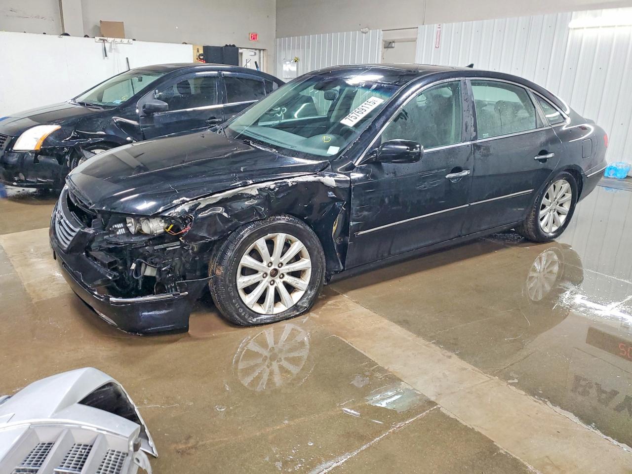 2009 Hyundai Azera Gls Black vin: KMHFC46D59A351296