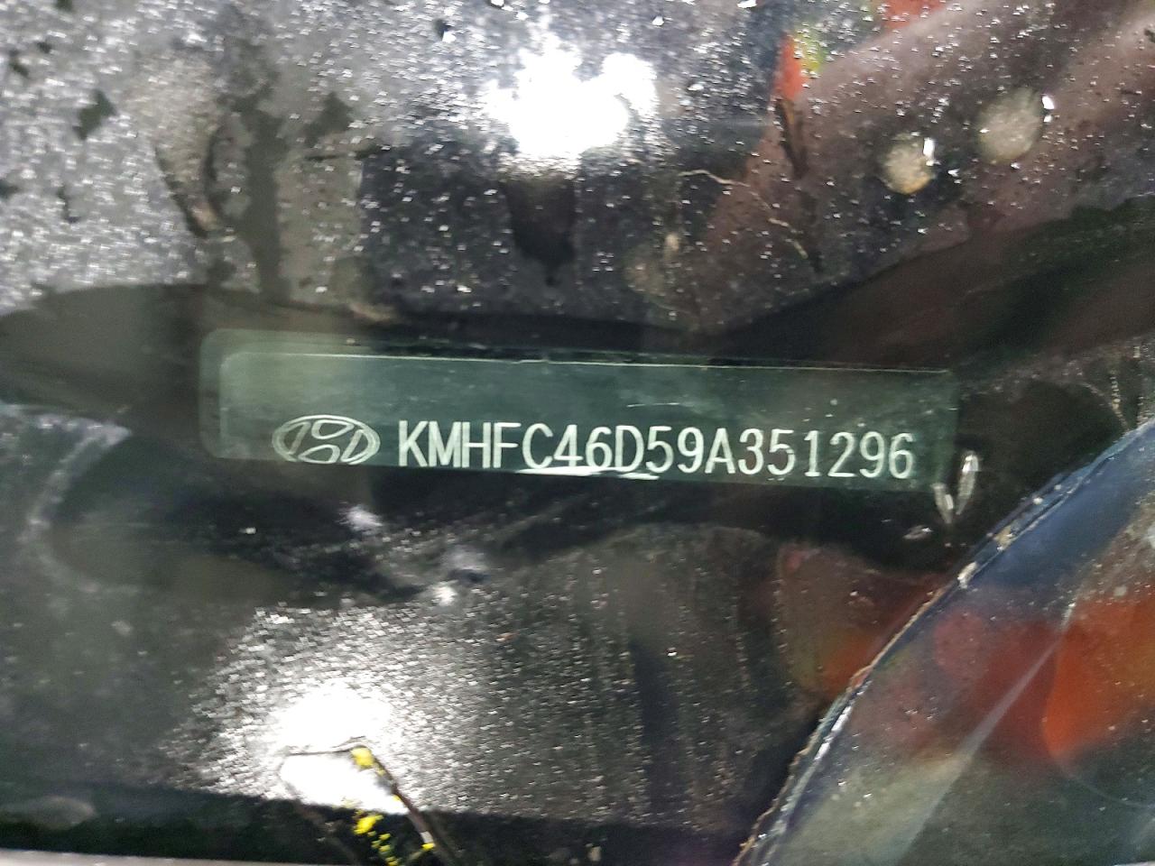 2009 Hyundai Azera Gls Black vin: KMHFC46D59A351296