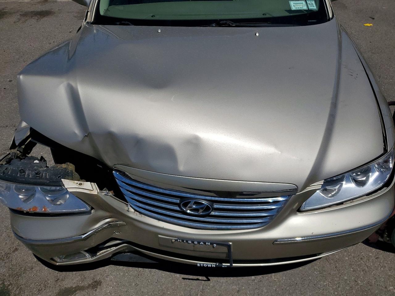 2009 Hyundai Azera Gls Beige vin: KMHFC46D59A352917