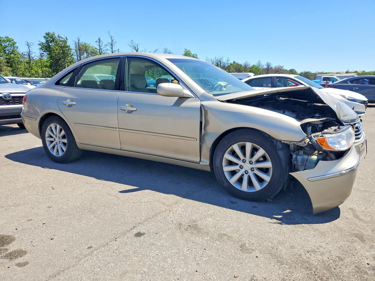 2009 Hyundai Azera Gls Beige vin: KMHFC46D59A352917