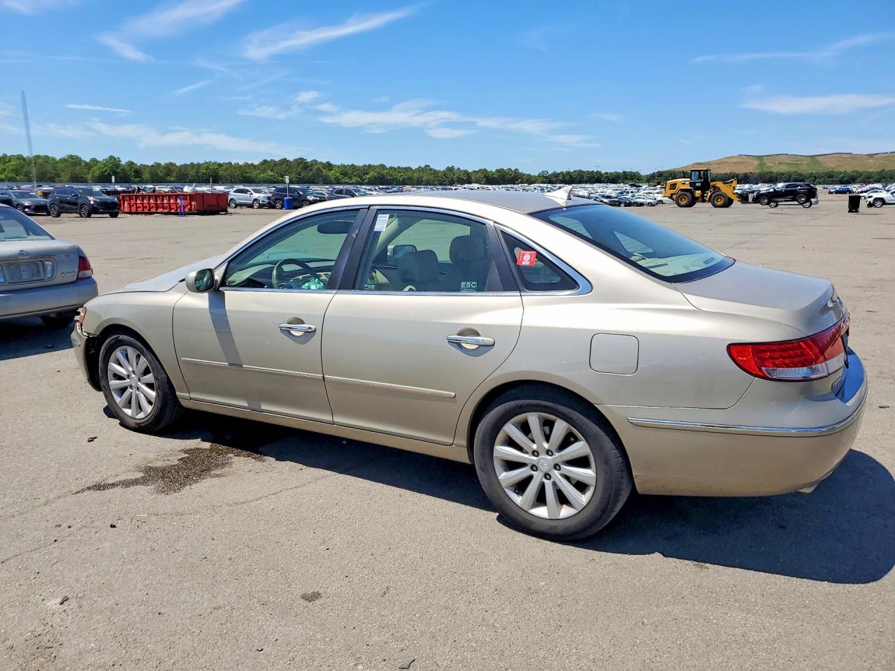 2009 Hyundai Azera Gls Beige vin: KMHFC46D59A352917