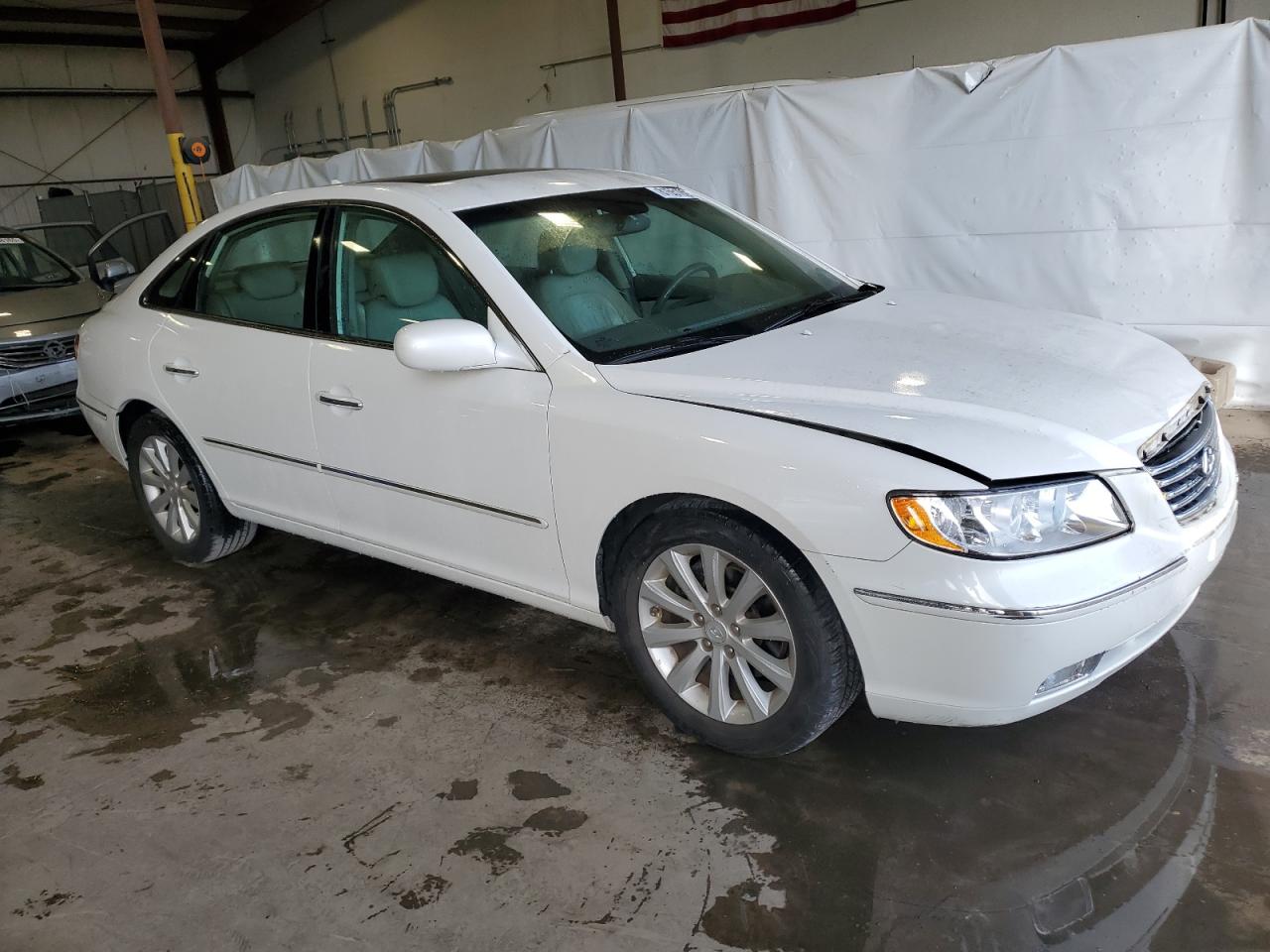 2009 Hyundai Azera Gls White vin: KMHFC46D69A360945