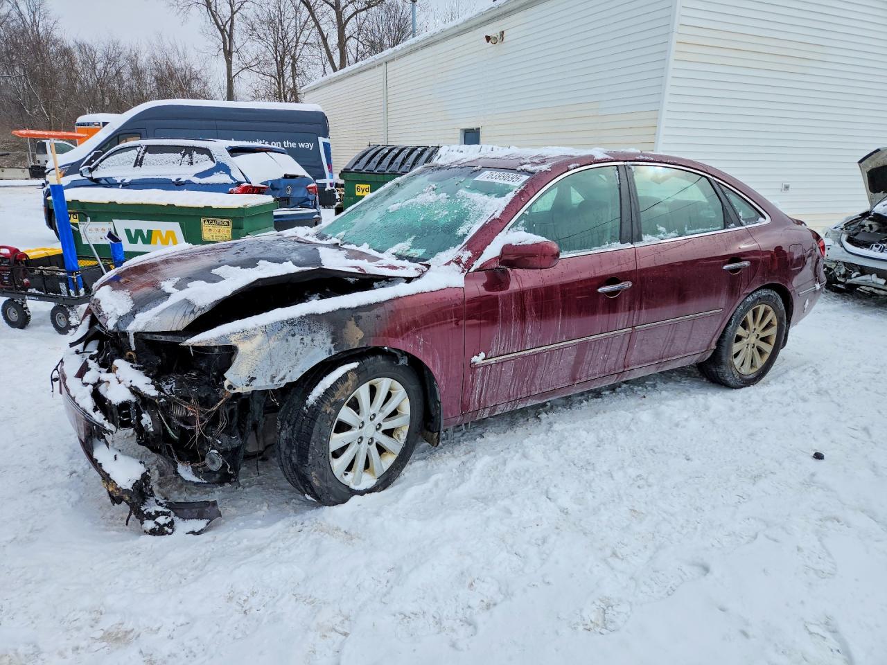 2009 Hyundai Azera Gls Brown vin: KMHFC46D79A352045
