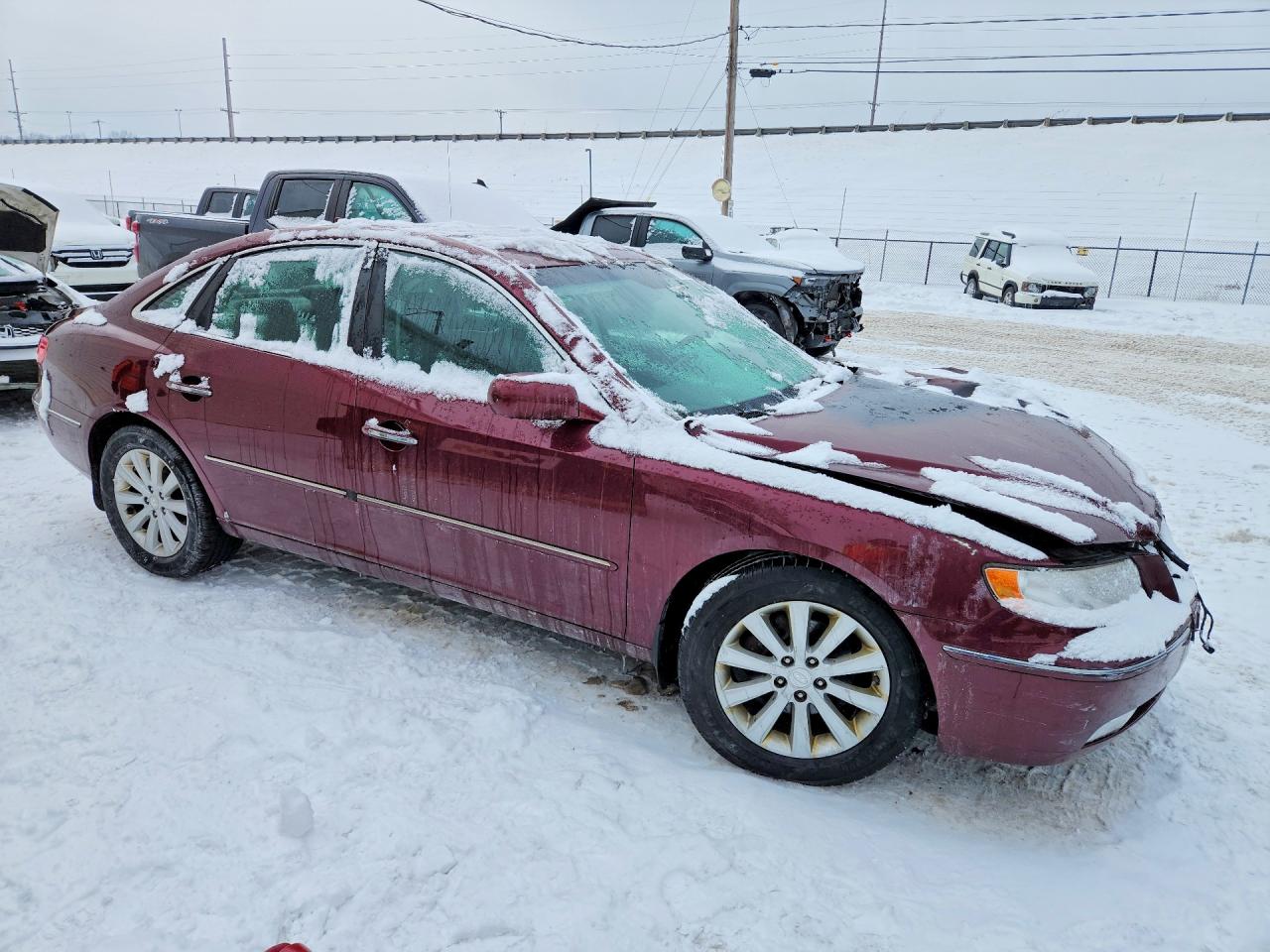 2009 Hyundai Azera Gls Коричневый vin: KMHFC46D79A352045
