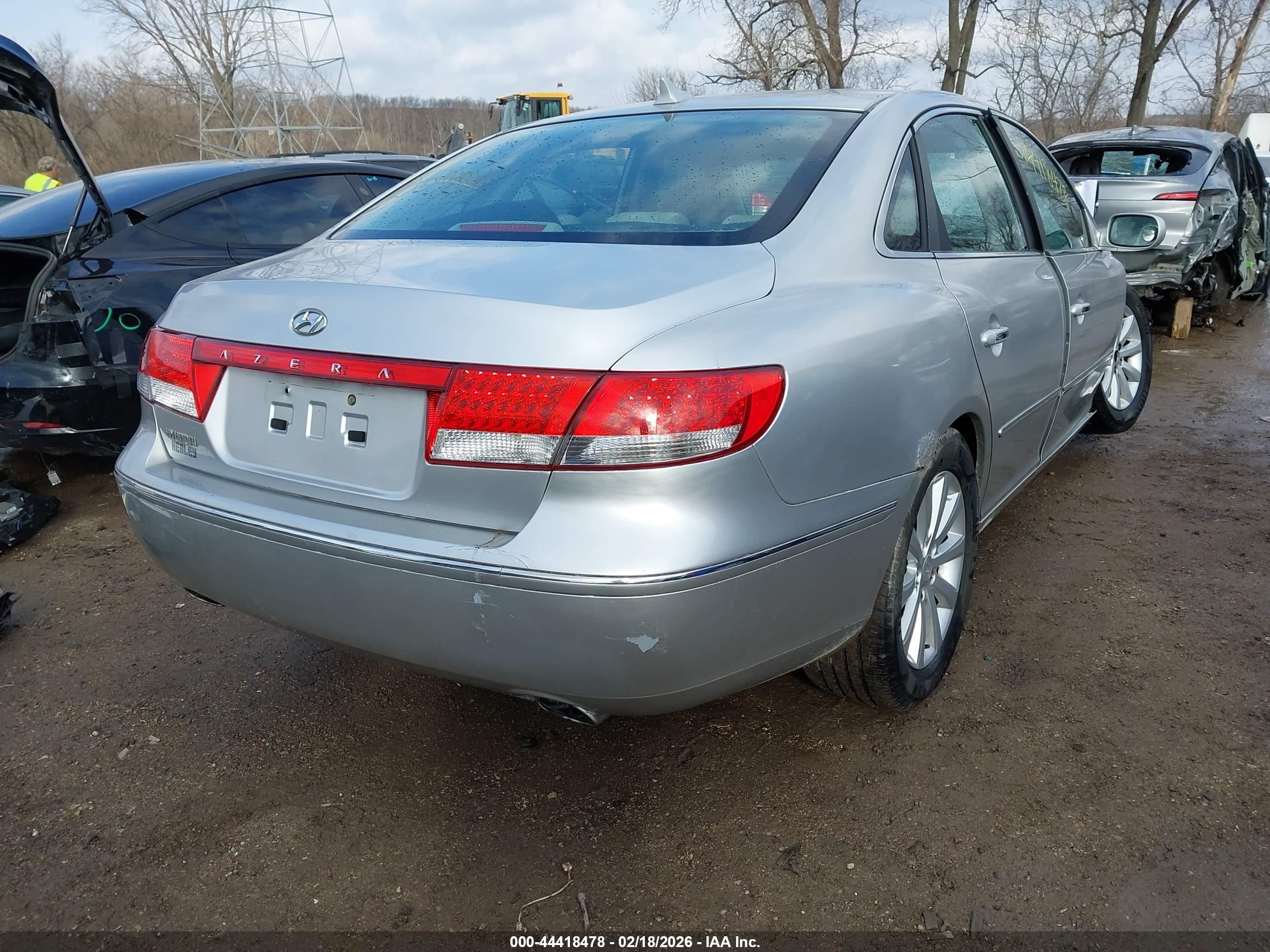 2009 Hyundai Azera Gls Silver vin: KMHFC46D89A352135