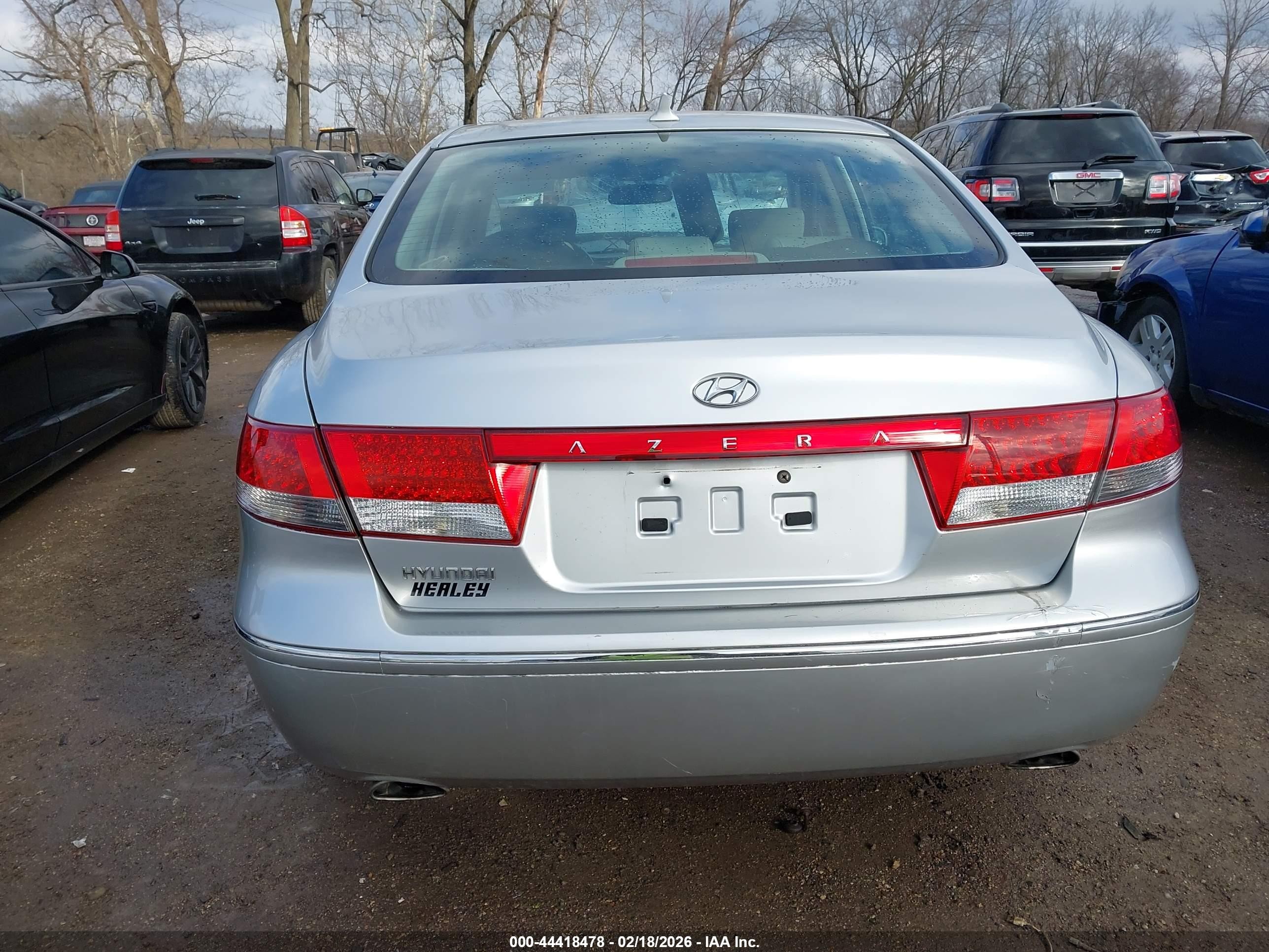 2009 Hyundai Azera Gls Silver vin: KMHFC46D89A352135