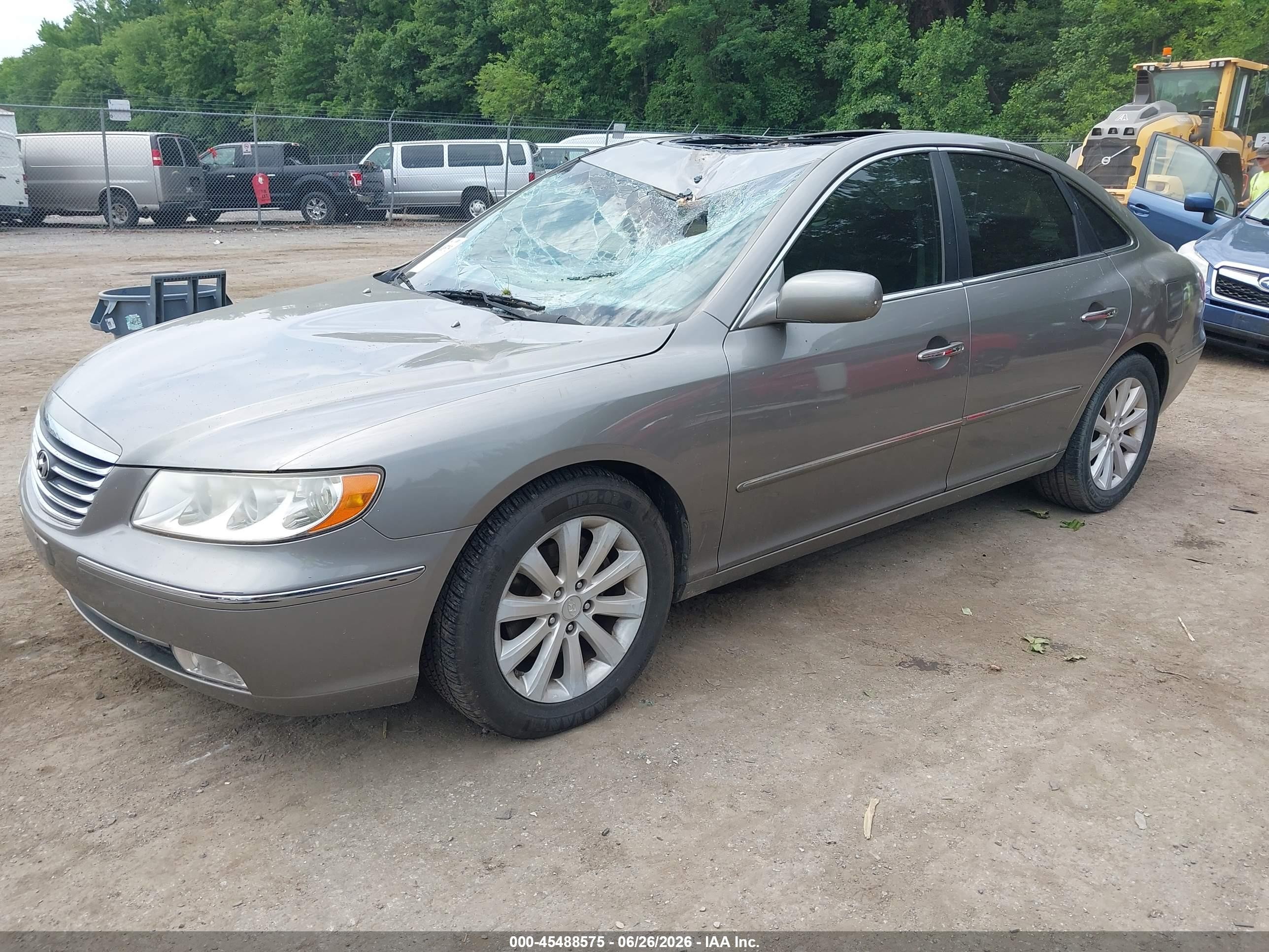 2009 Hyundai Azera Gls Серебряный vin: KMHFC46D99A371602