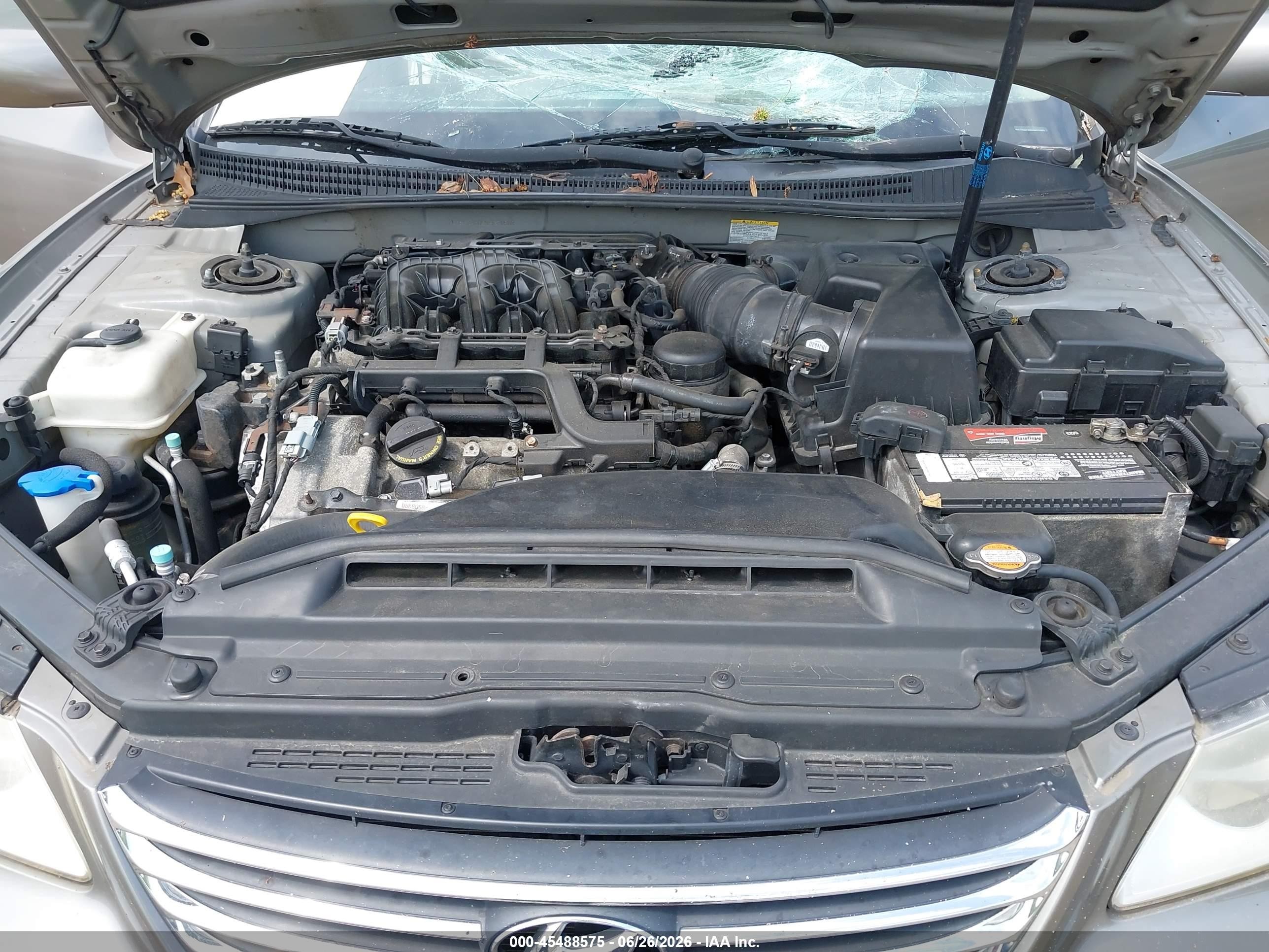 2009 Hyundai Azera Gls Серебряный vin: KMHFC46D99A371602