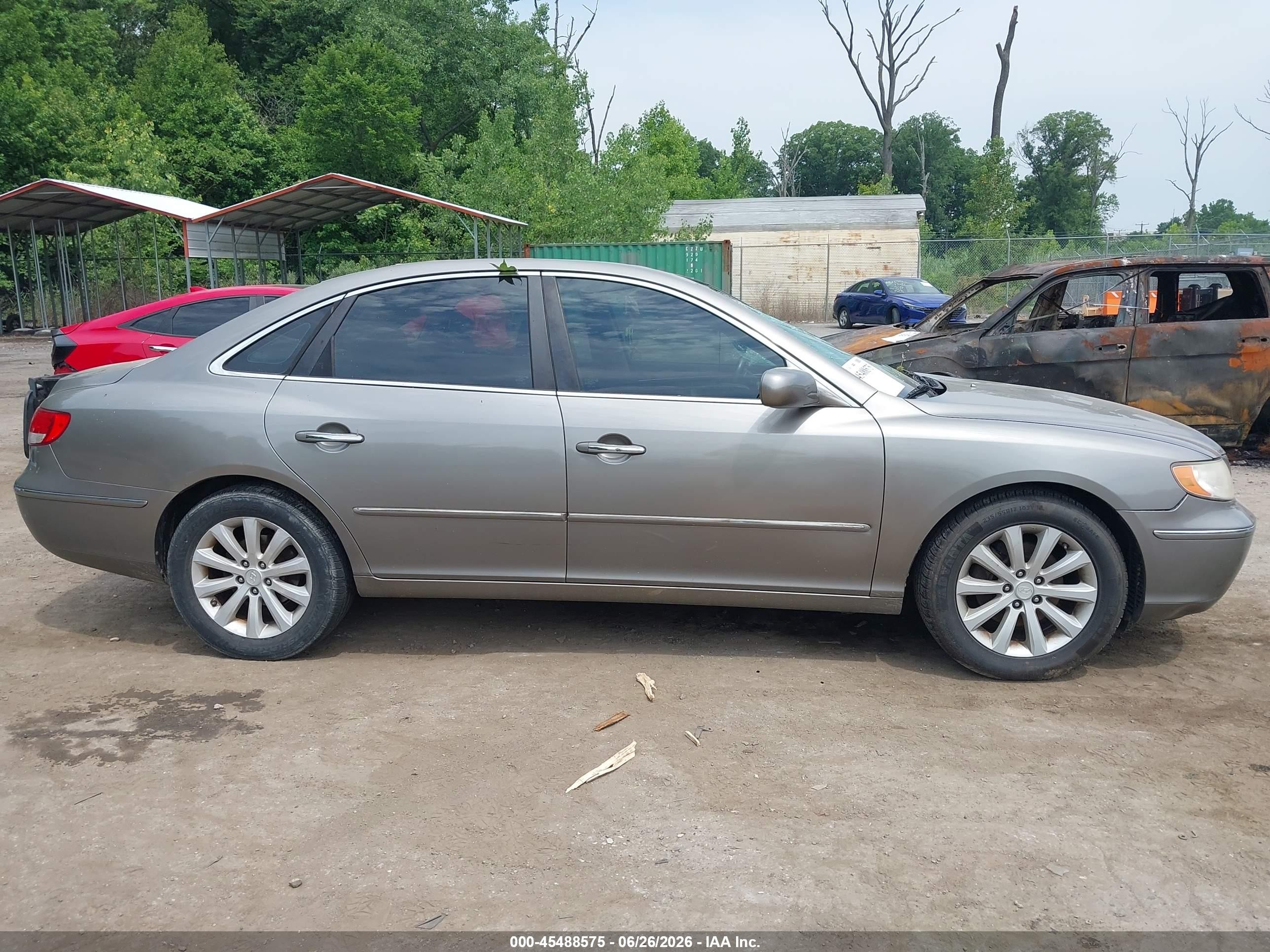 2009 Hyundai Azera Gls Серебряный vin: KMHFC46D99A371602