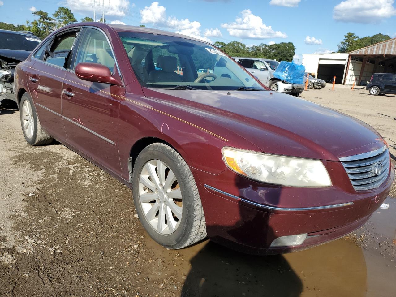 2009 Hyundai Azera Gls Burgundy vin: KMHFC46DX9A358647