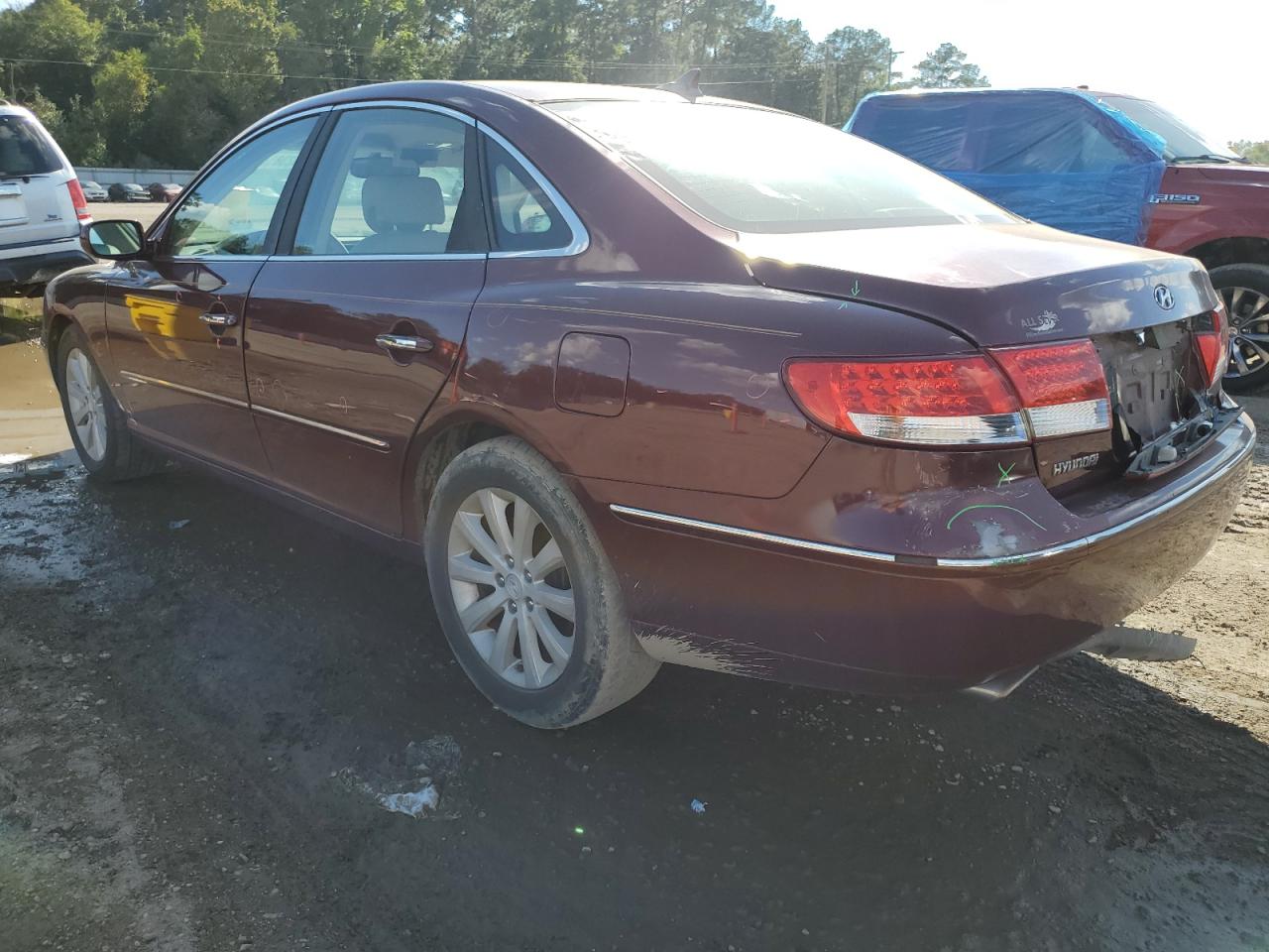 2009 Hyundai Azera Gls Burgundy vin: KMHFC46DX9A358647