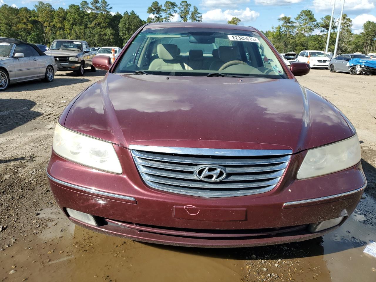 2009 Hyundai Azera Gls Burgundy vin: KMHFC46DX9A358647