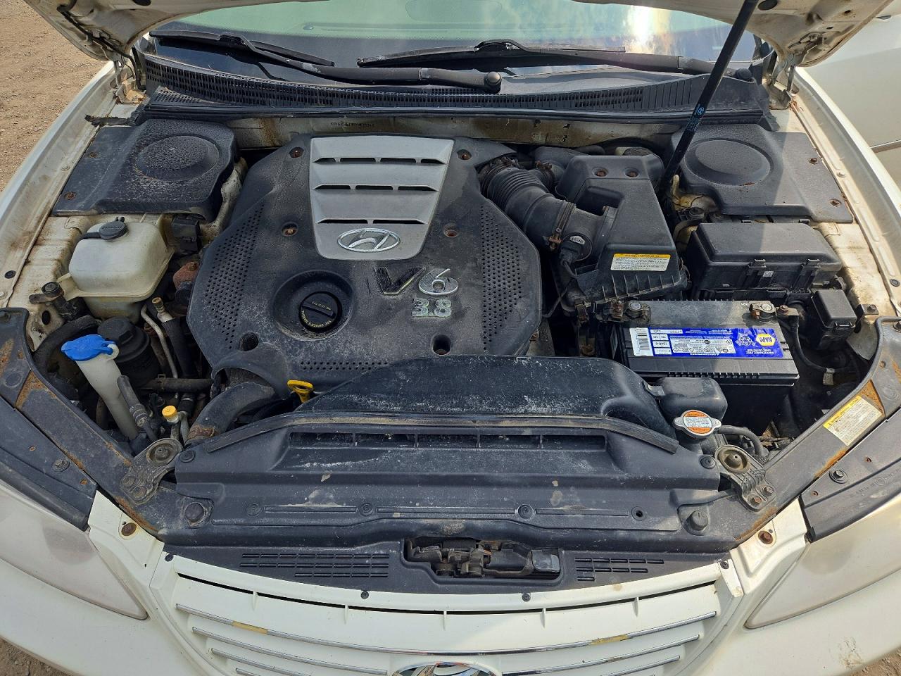 2006 Hyundai Azera Se Белый vin: KMHFC46F06A036340