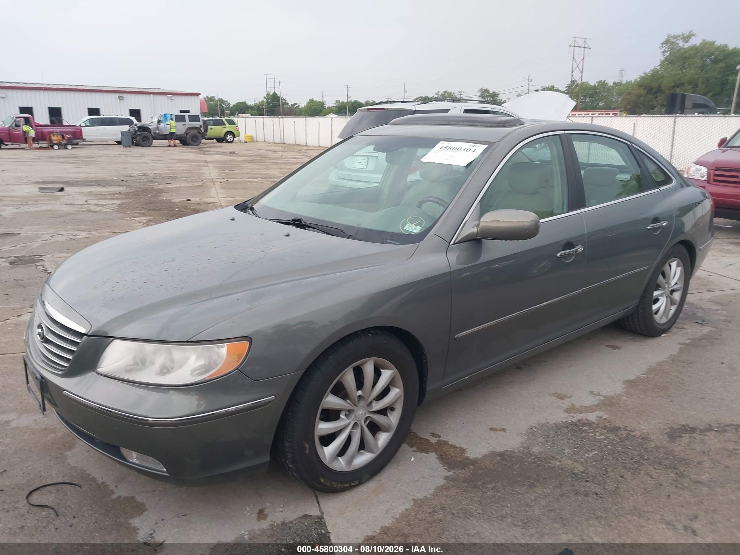 2006 Hyundai Azera Se/limited Gray vin: KMHFC46F06A061836