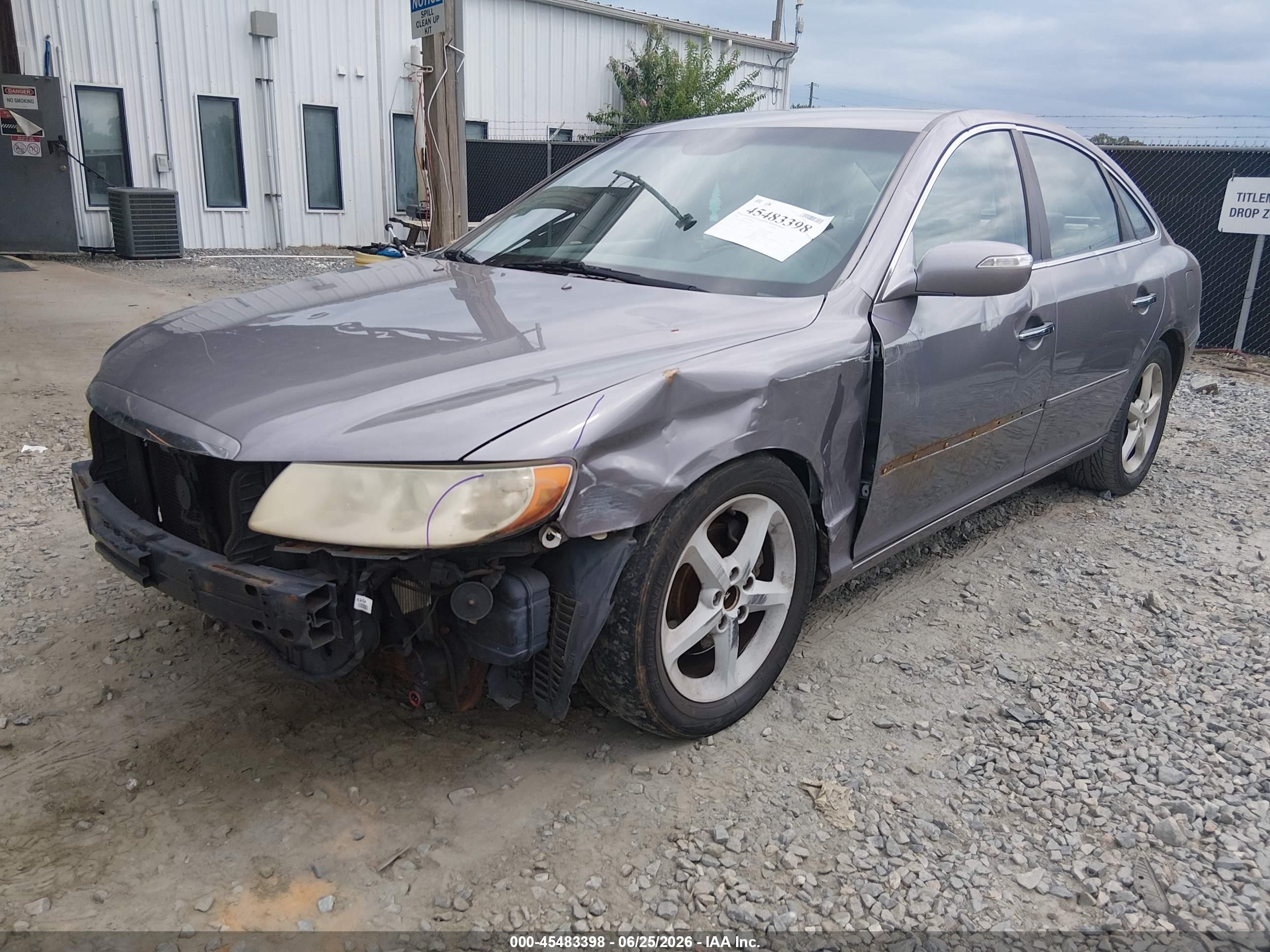 2007 Hyundai Azera Limited/se Gray vin: KMHFC46F07A143759