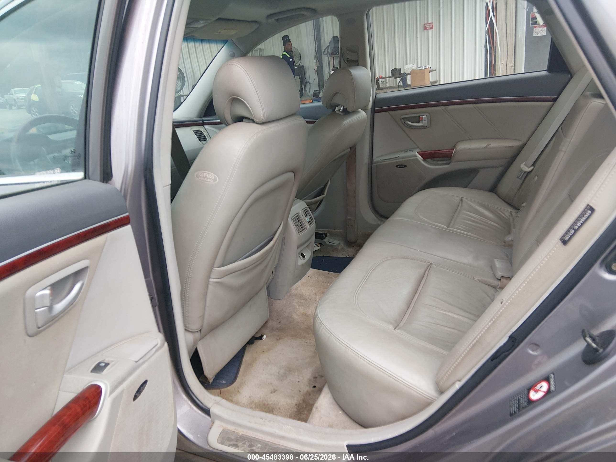 2007 Hyundai Azera Limited/se Gray vin: KMHFC46F07A143759