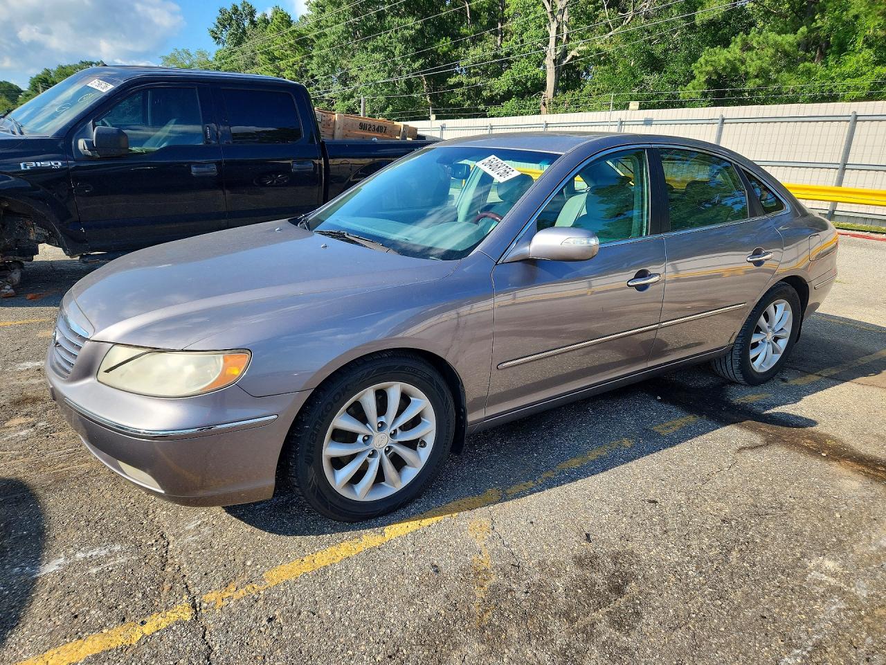 2007 Hyundai Azera Se Silver vin: KMHFC46F07A213566