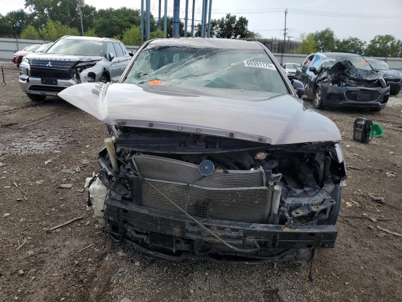 2007 Hyundai Azera Se Silver vin: KMHFC46F07A226110