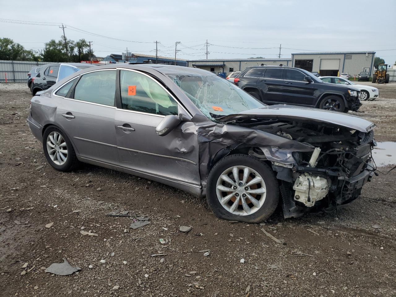 2007 Hyundai Azera Se Silver vin: KMHFC46F07A226110