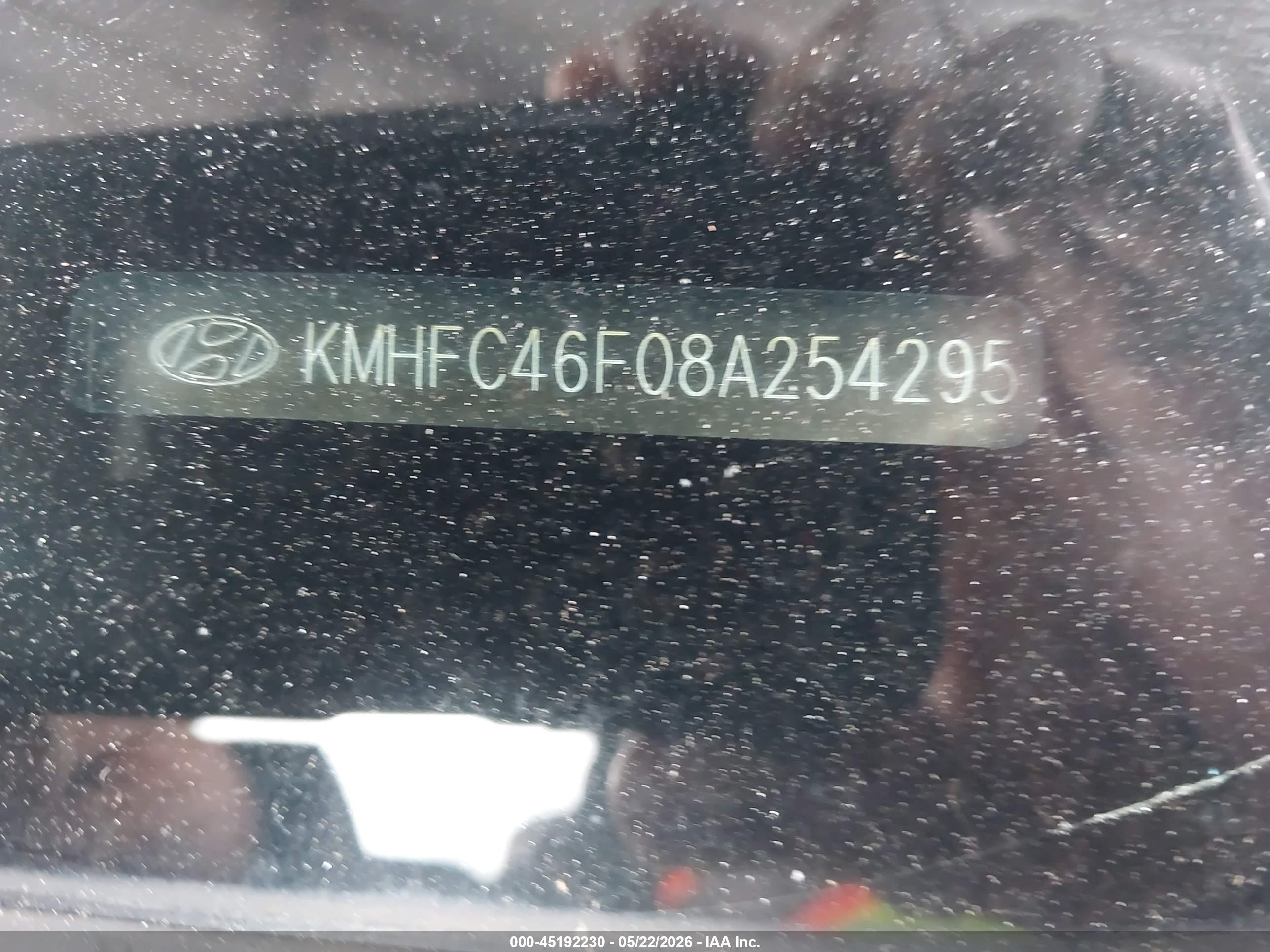2008 Hyundai Azera Limited Black vin: KMHFC46F08A254295