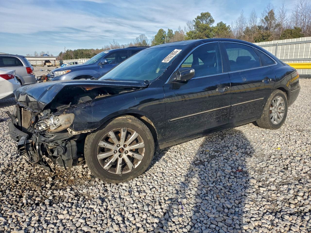2009 Hyundai Azera Se Black vin: KMHFC46F09A393344