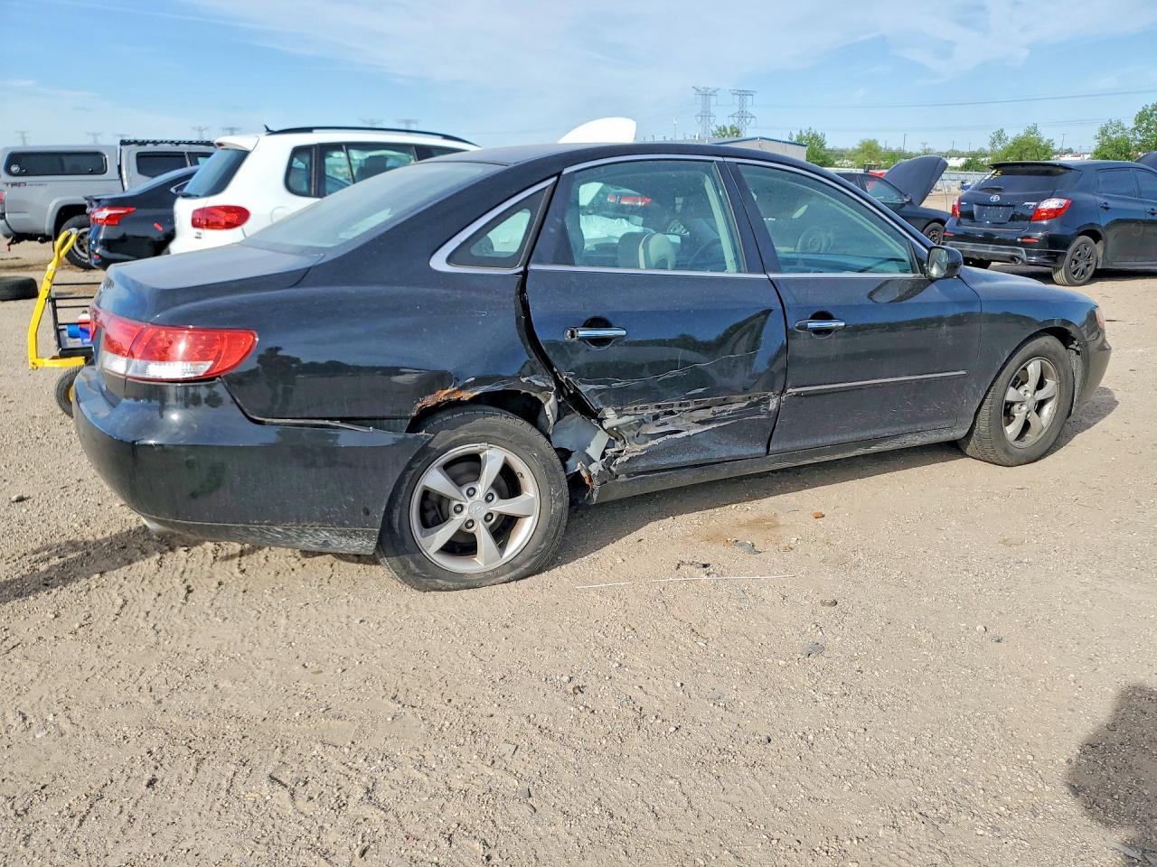 2006 Hyundai Azera Se Black vin: KMHFC46F16A073610