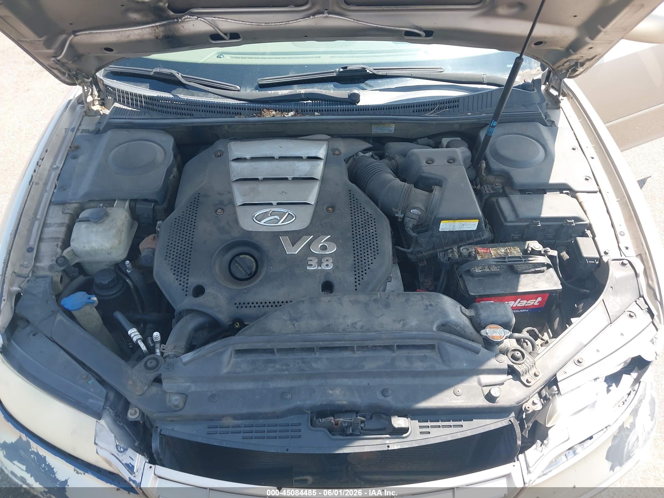 2006 Hyundai Azera Limited/se Silver vin: KMHFC46F16A116763