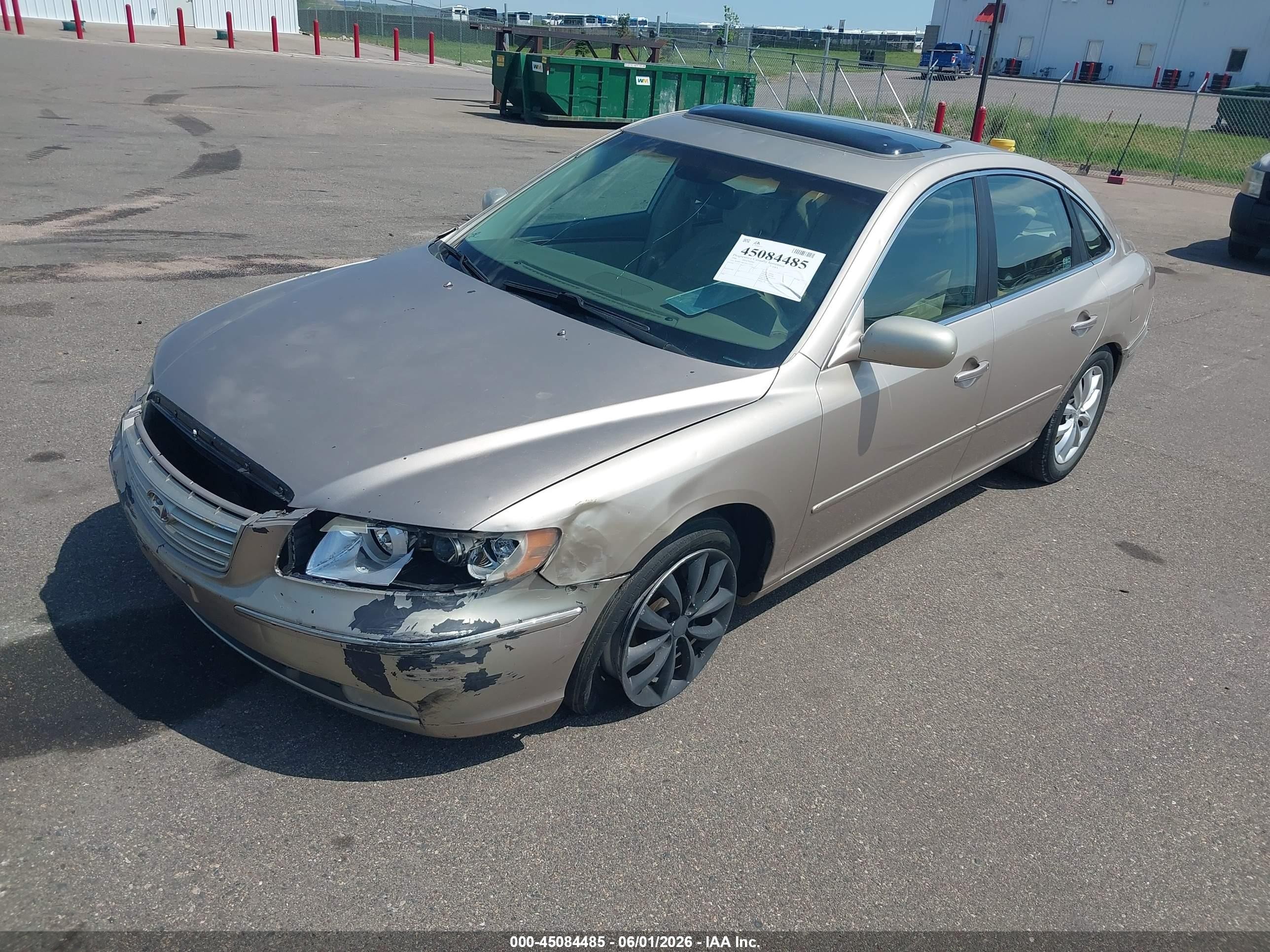 2006 Hyundai Azera Limited/se Silver vin: KMHFC46F16A116763