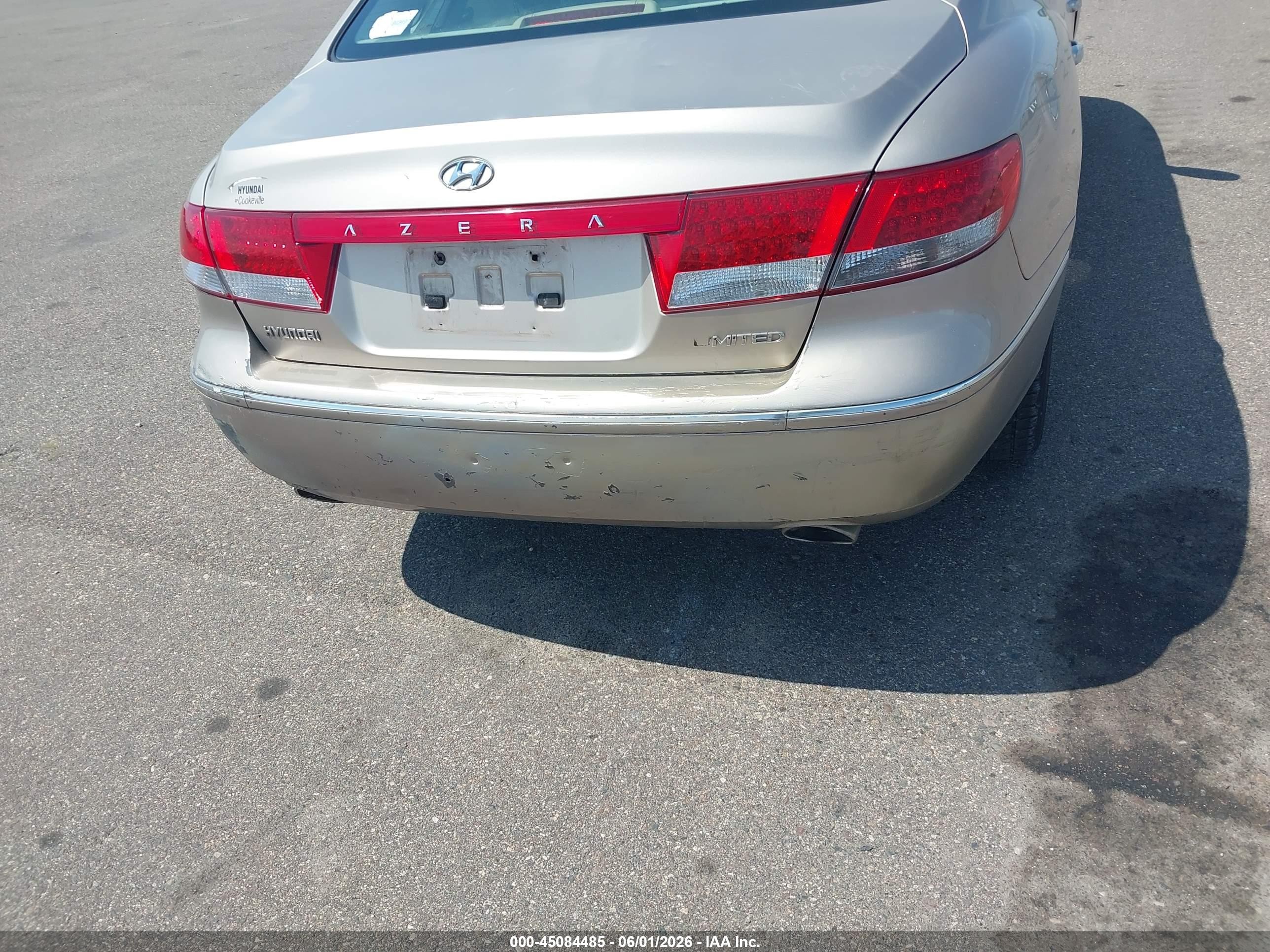 2006 Hyundai Azera Limited/se Silver vin: KMHFC46F16A116763
