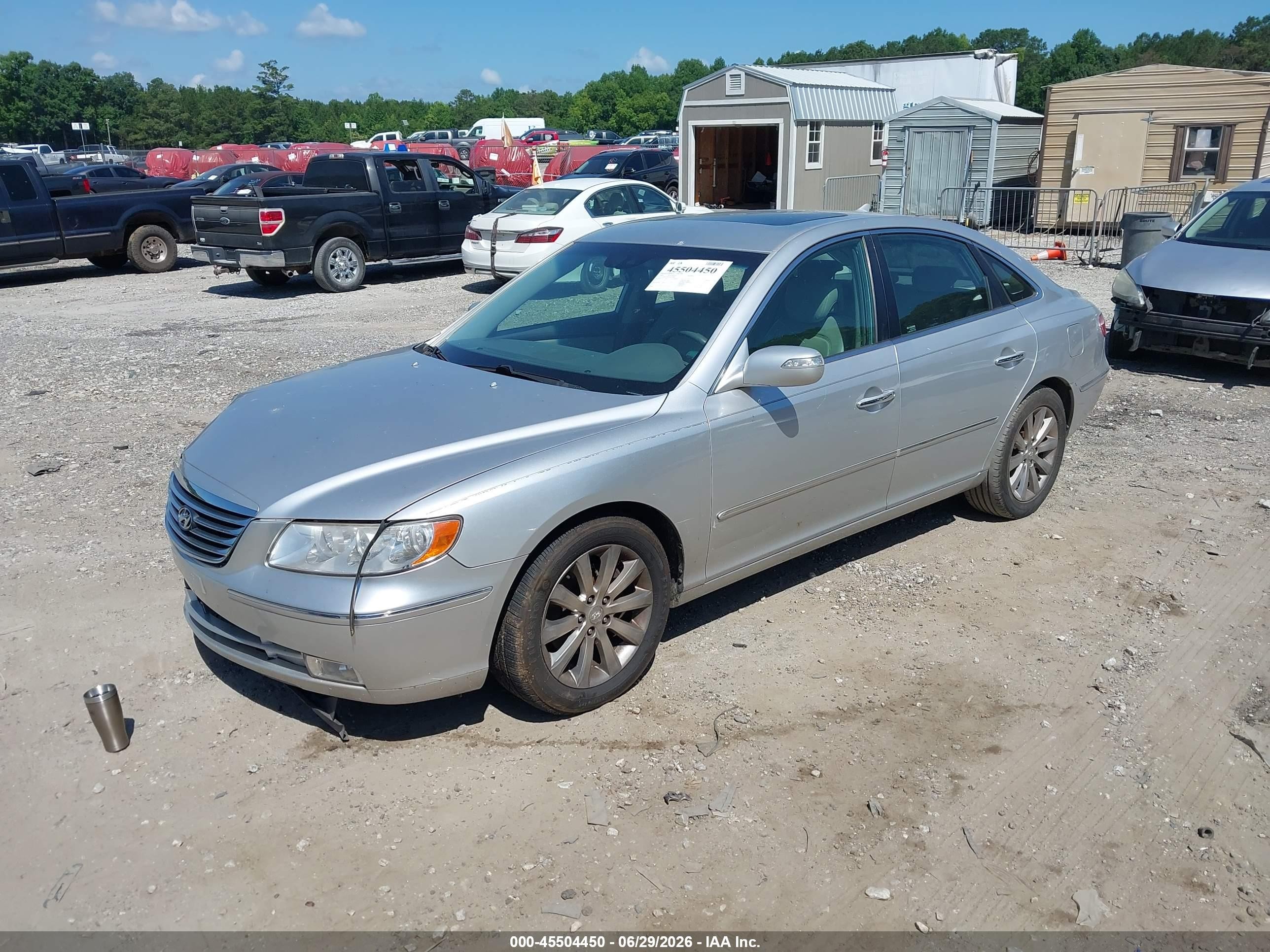 2009 Hyundai Azera Limited Silver vin: KMHFC46F19A339986