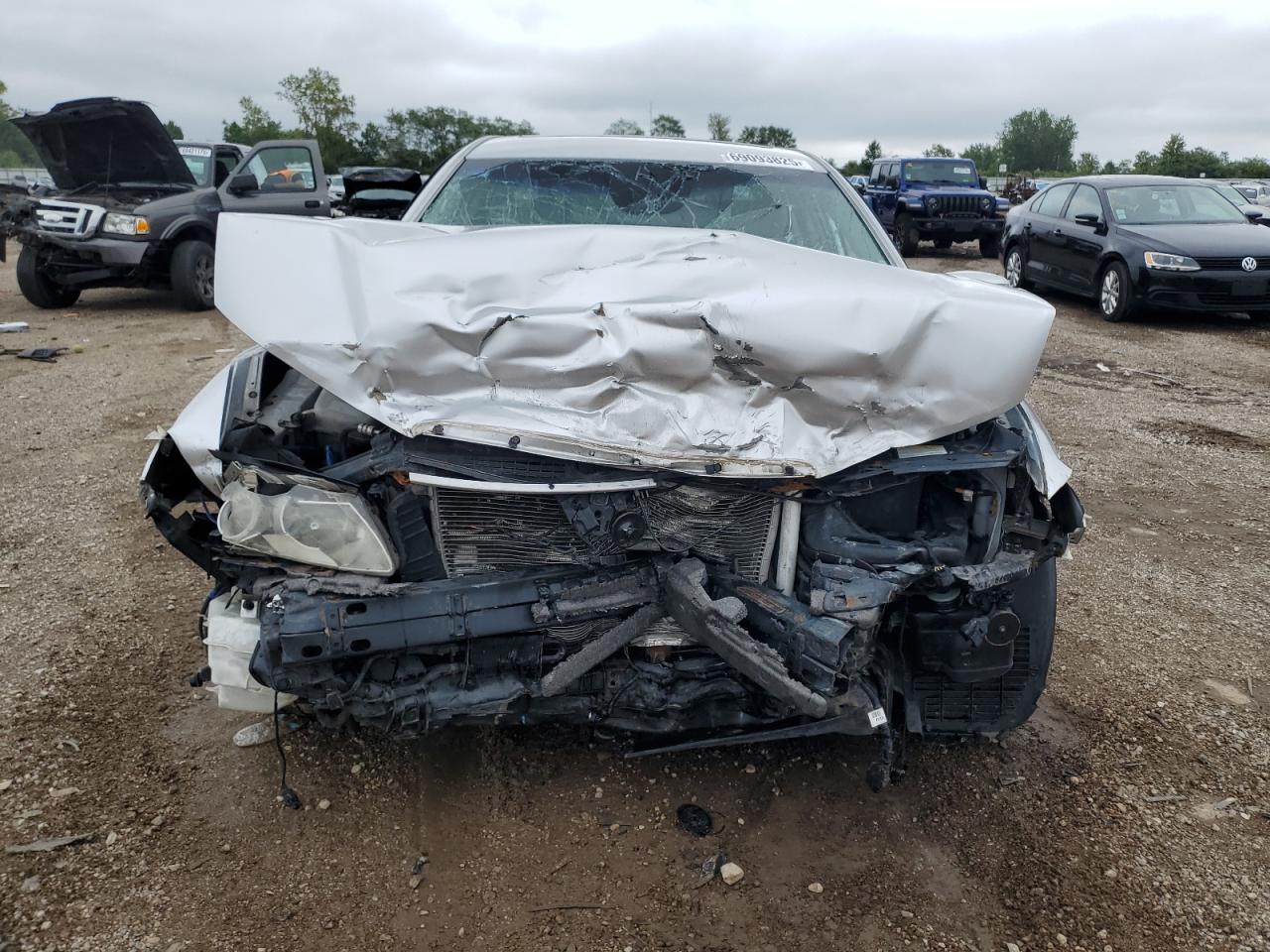 2007 Hyundai Azera Se Серебряный vin: KMHFC46F27A171949