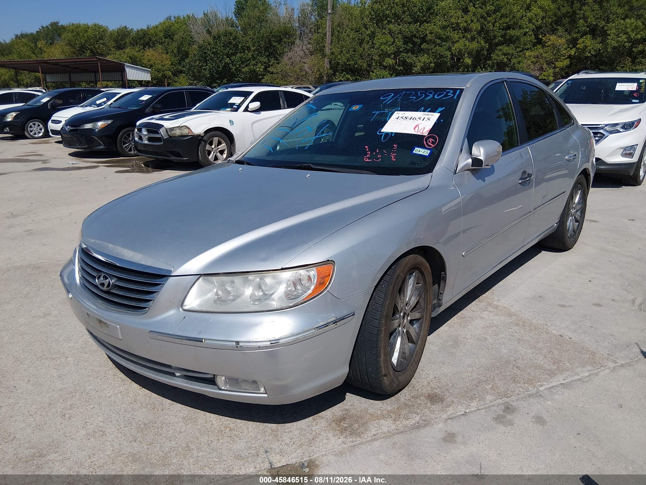 2009 Hyundai Azera Limited Gray vin: KMHFC46F29A358031