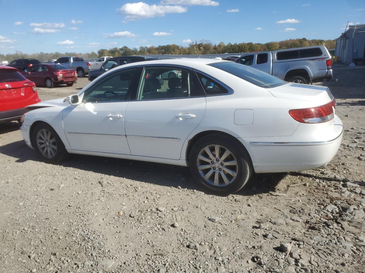 2009 Hyundai Azera Se Белый vin: KMHFC46F29A370003
