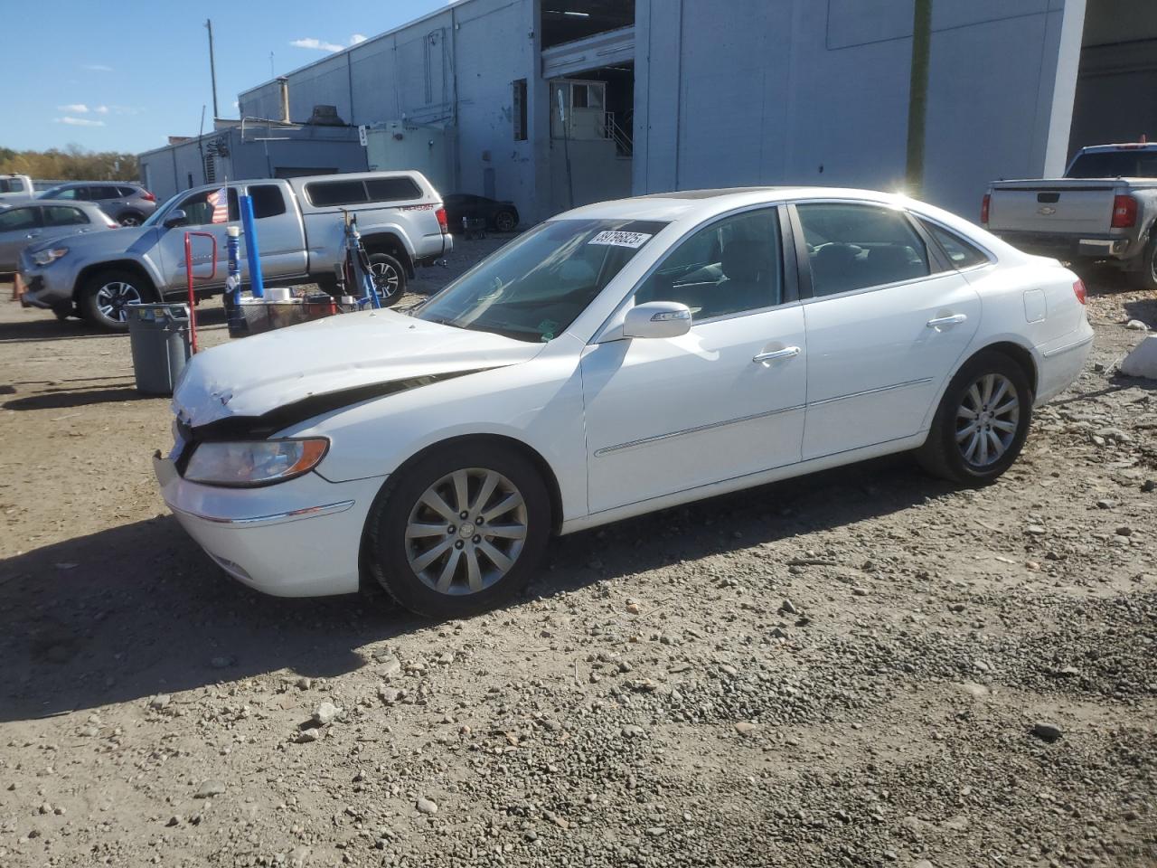2009 Hyundai Azera Se Белый vin: KMHFC46F29A370003