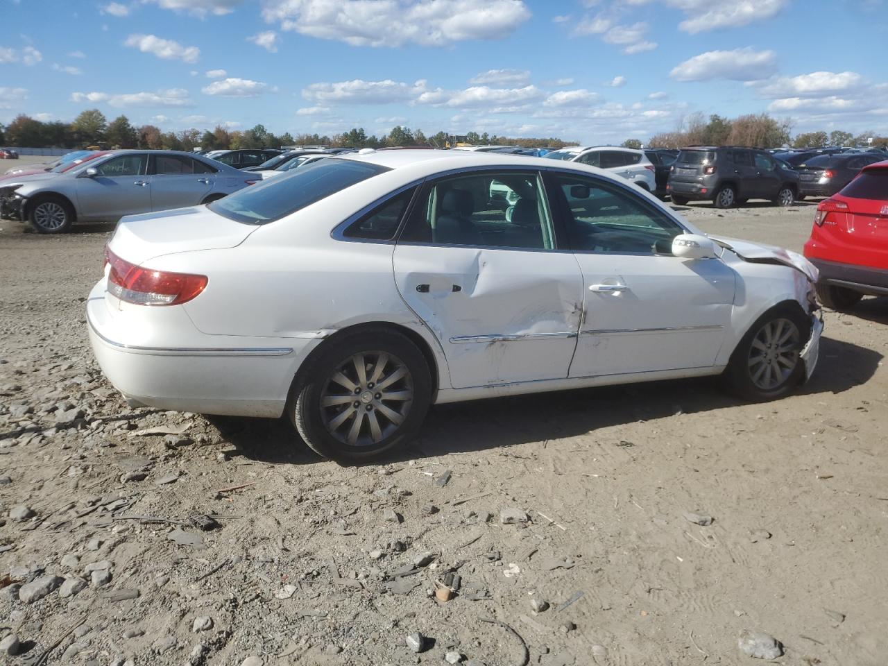 2009 Hyundai Azera Se Белый vin: KMHFC46F29A370003