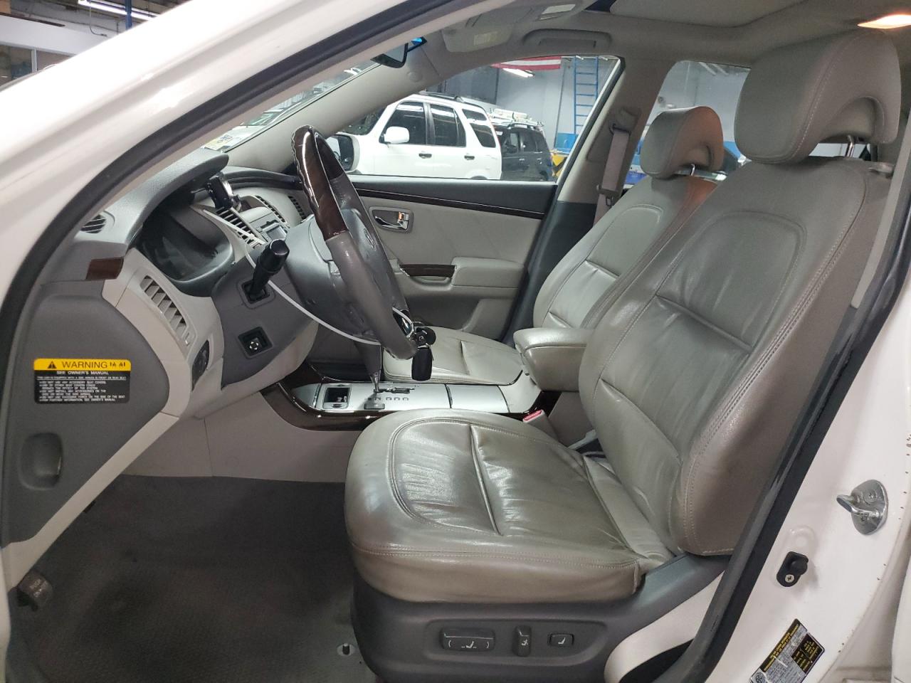 2009 Hyundai Azera Se White vin: KMHFC46F29A372401