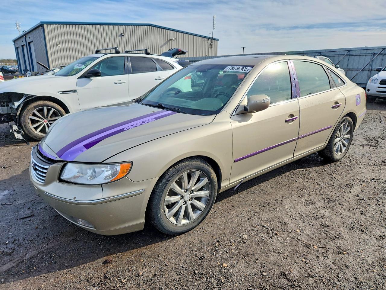 2009 Hyundai Azera Se Золотой vin: KMHFC46F29A388694