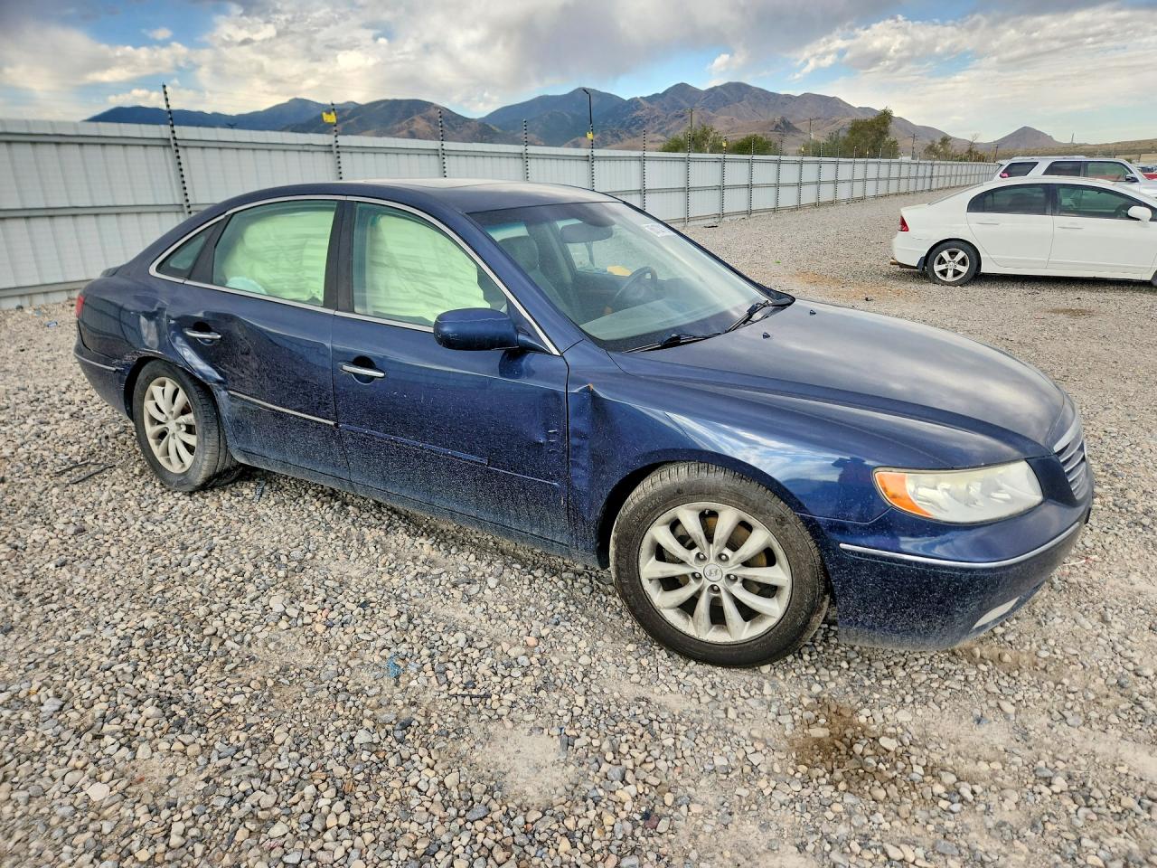 2007 Hyundai Azera Se Blue vin: KMHFC46F37A185570