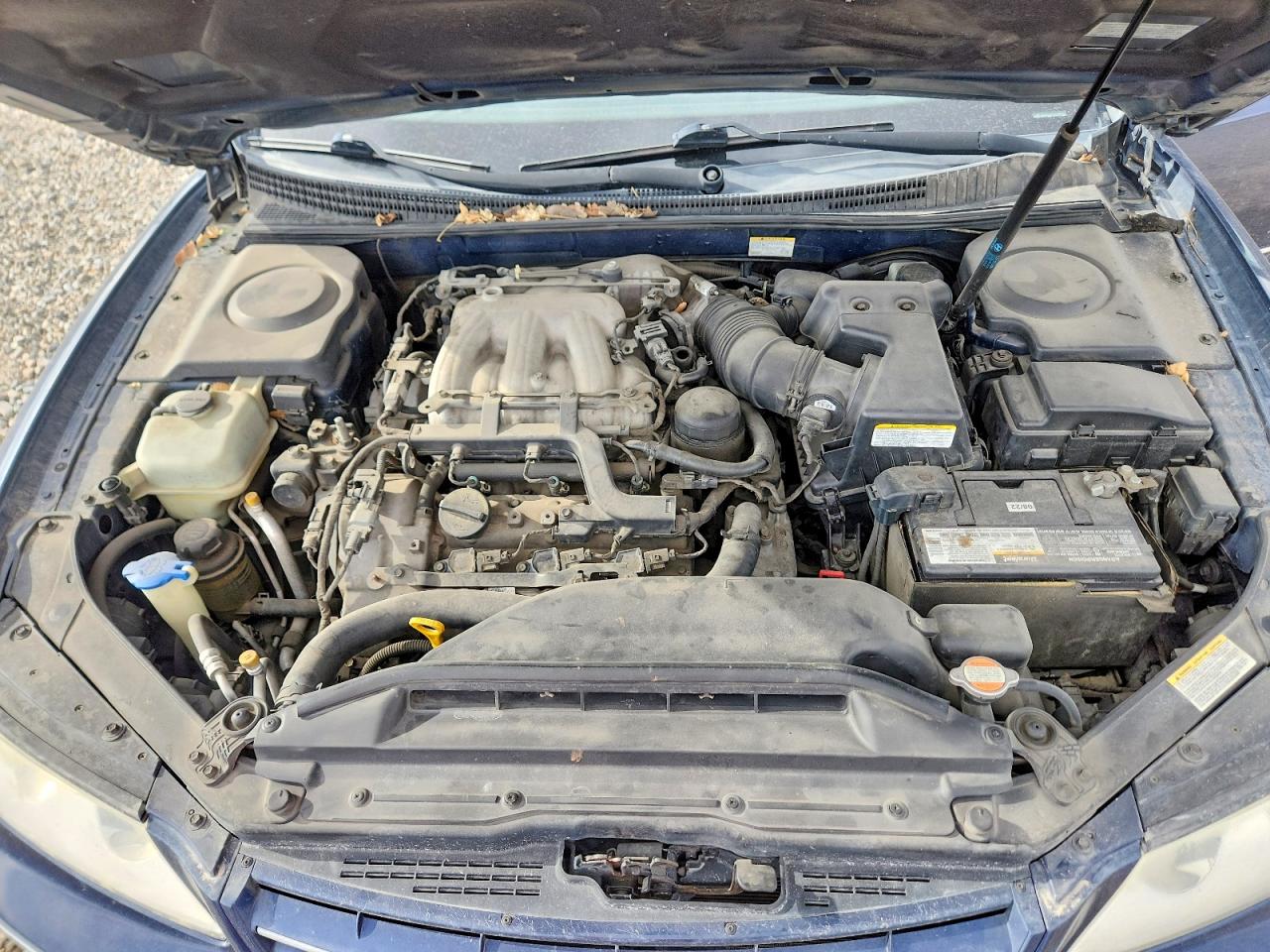 2007 Hyundai Azera Se Blue vin: KMHFC46F37A185570
