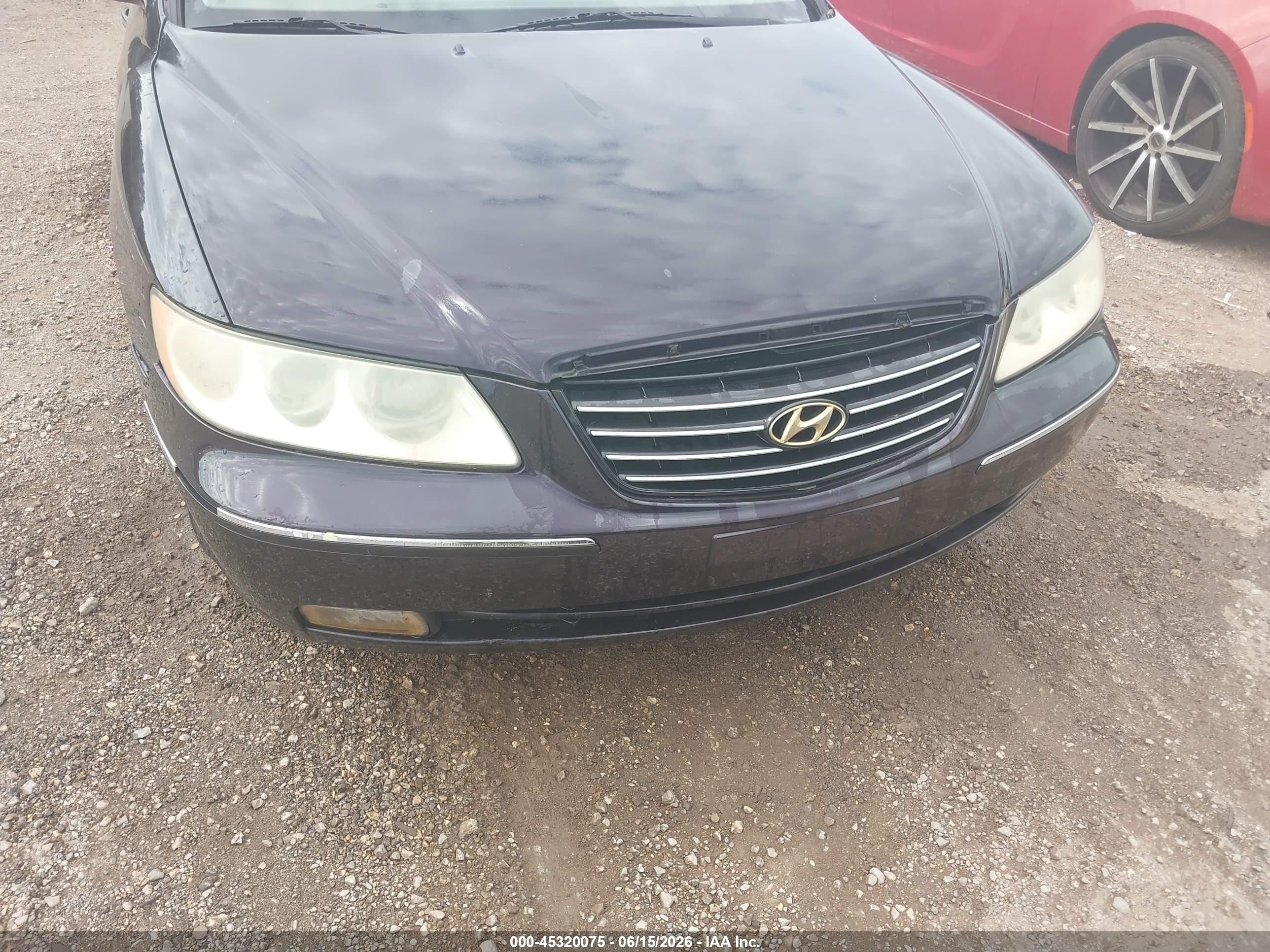 2007 Hyundai Azera Limited/se Purple vin: KMHFC46F37A237392