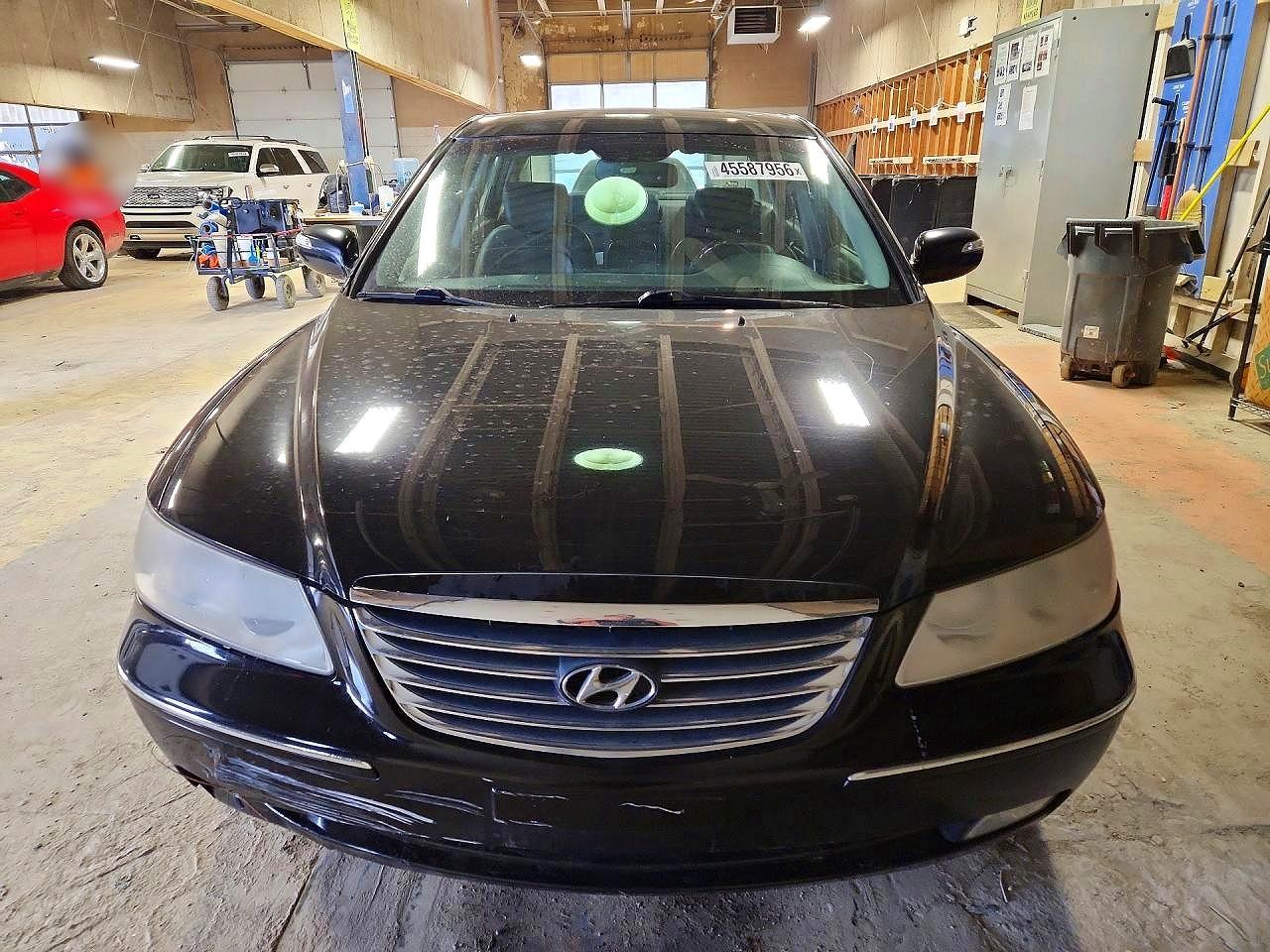 2009 Hyundai Azera Limited Black vin: KMHFC46F39A387411