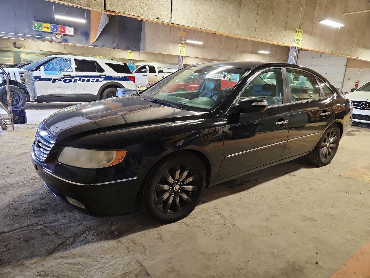 2009 Hyundai Azera Limited Black vin: KMHFC46F39A387411