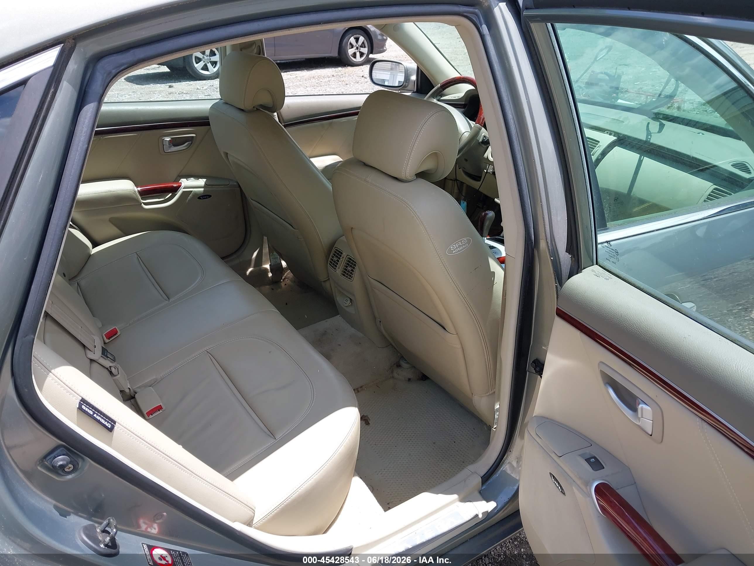 2006 Hyundai Azera Limited/se Серый vin: KMHFC46F46A046904