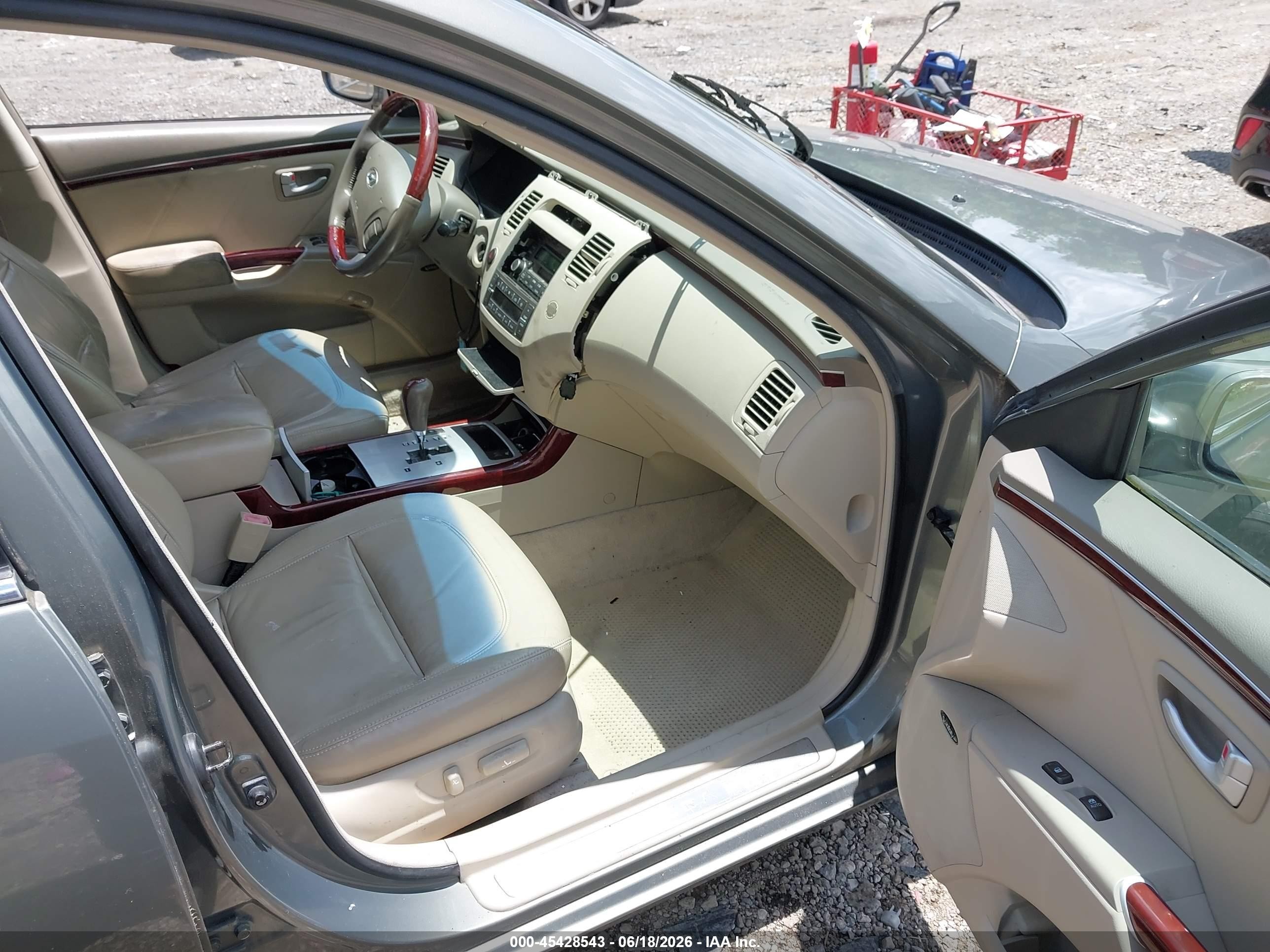 2006 Hyundai Azera Limited/se Серый vin: KMHFC46F46A046904