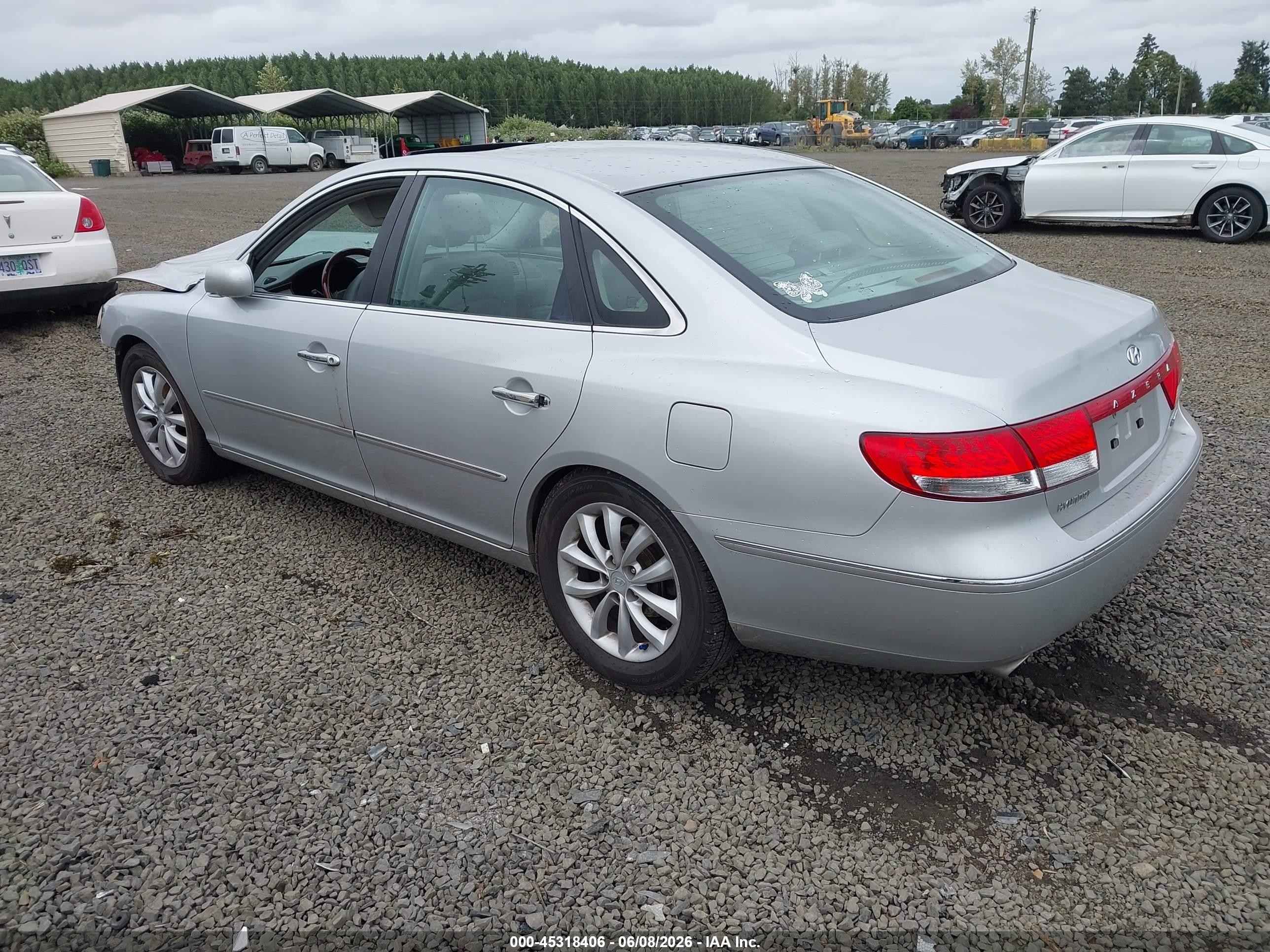 2006 Hyundai Azera Limited/se Gray vin: KMHFC46F46A051505