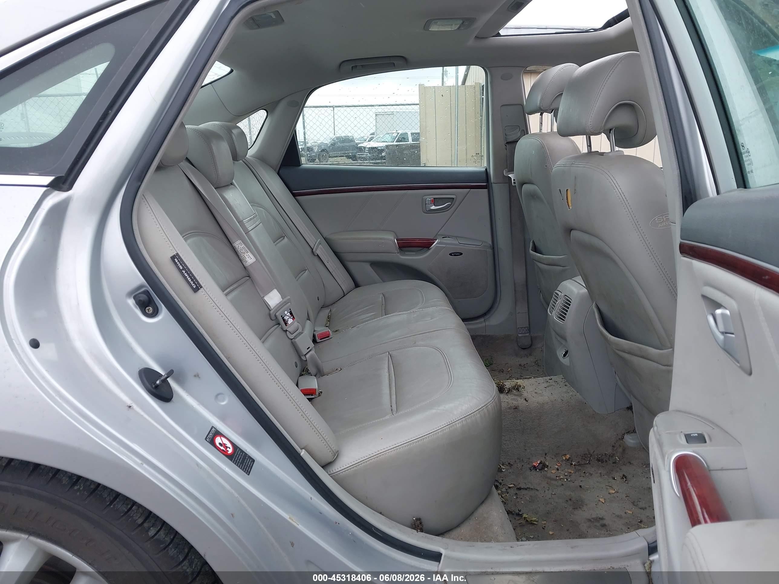 2006 Hyundai Azera Limited/se Gray vin: KMHFC46F46A051505